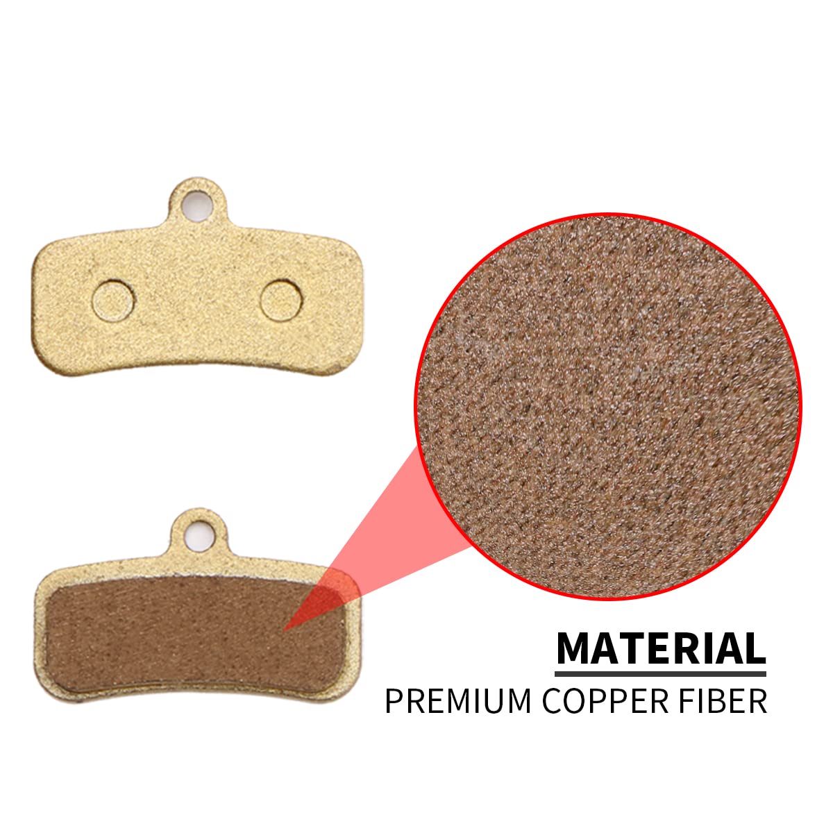Urlwall Brake Pad For Sur Ron Sur-Ron Light Bee X And S Segway X160 X260 Talaria Sting Mx3 R Mx4 Brake Pad, Rear Front Disc Brake Pads Anti-Rust Durable For Surron Original Genuine Brake Pads