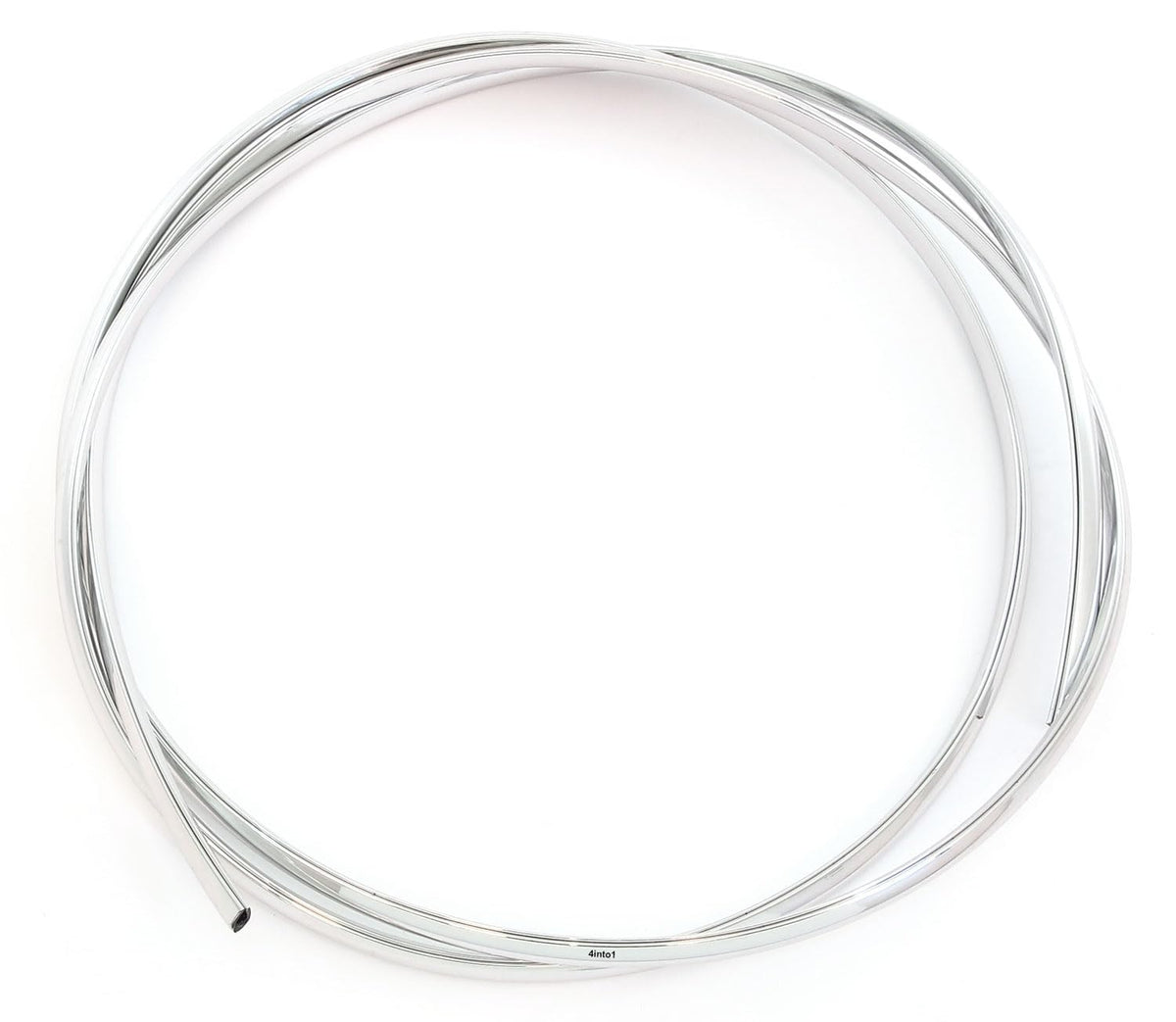 4into1 Chrome Trim - 6ft Roll - Motorcycle Gas Tank, Fenders, Windshield Edge Protection