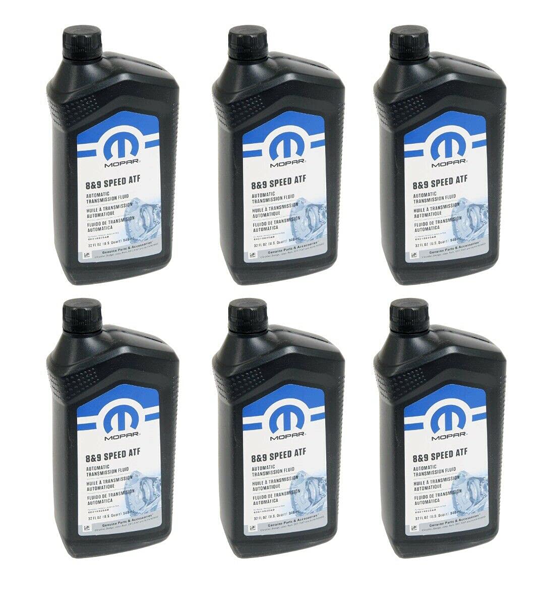 Mopar Chrysler Dodge Jeep Ram 8 And 9 Speed Automatic Transmission Fluid New Case Of 6