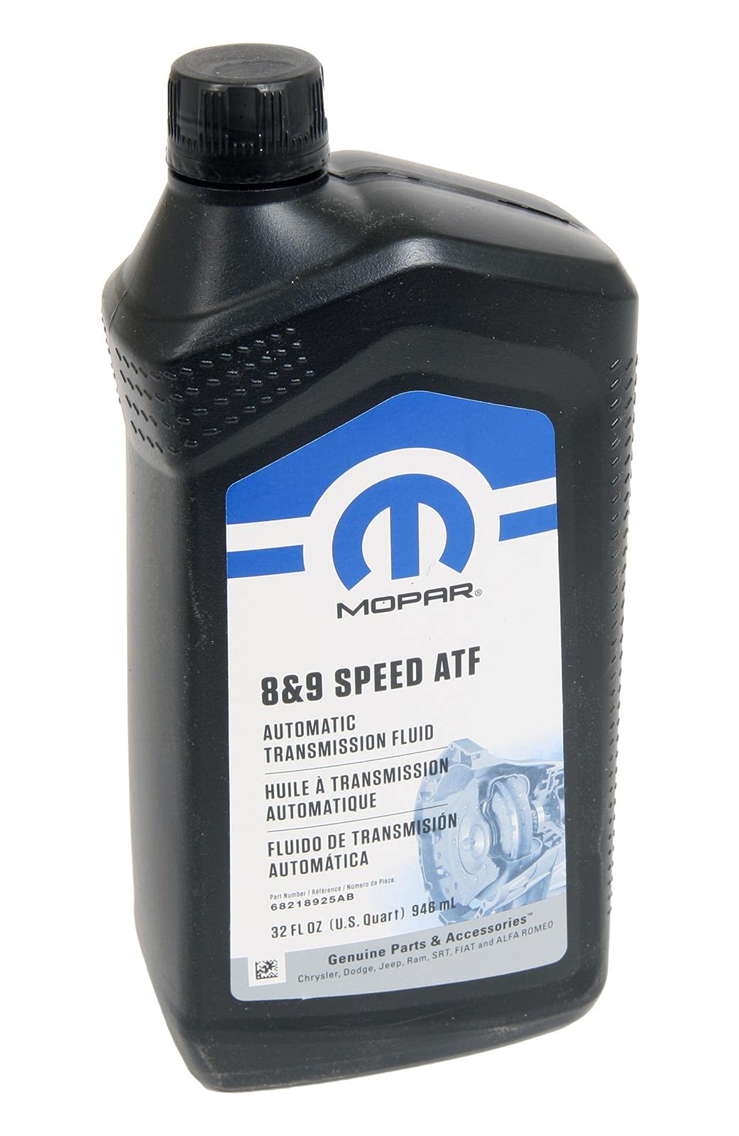 Mopar 8 & 9 Speed Automatic Transmission Fluid - New Case of 6 Quarts