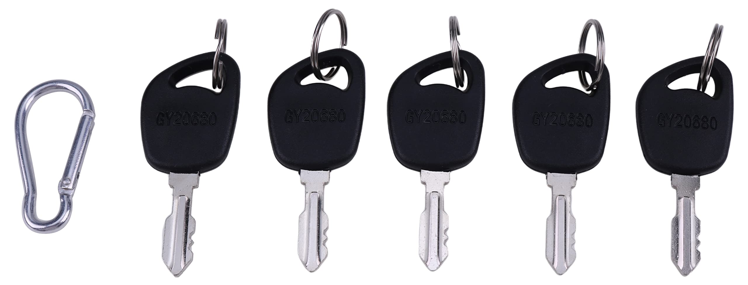 Jeenda (5) Ignition Keys Gy20680 Lva17264 Compatible With John Deere 100 La Lt Sst X Series 1026R L100 L110 L108 L111 L118 L120