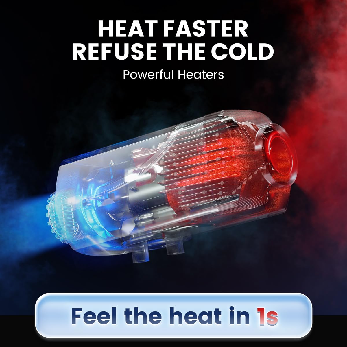 HCALORY 8KW Diesel Heater, 12V Diesel Air Heater with Remote Control and LCD Monitor, Harking bunk heater Automatic Adjustment,