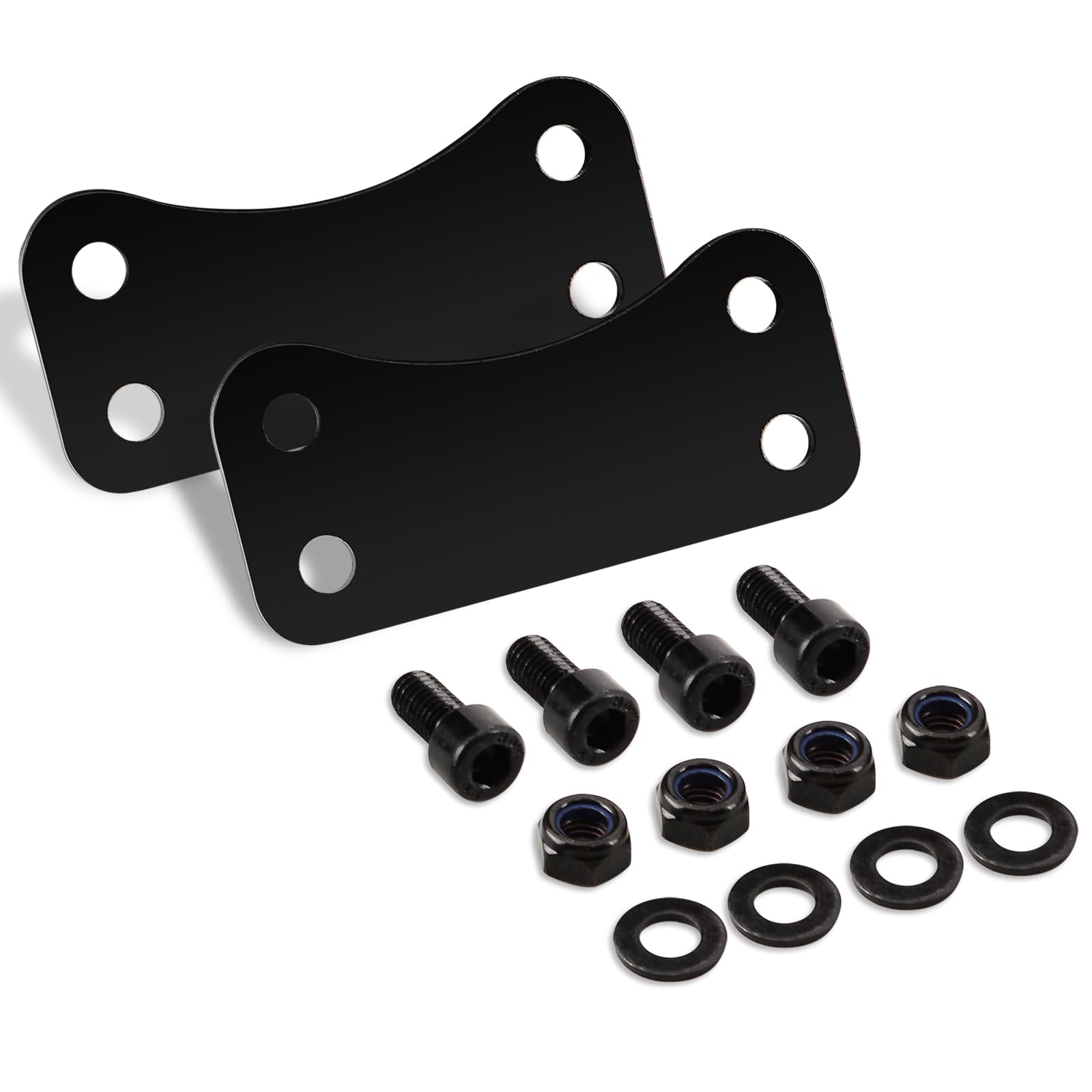 WOWTK Front 21'' Wheel Fender Risers Lift Brackets fits for Harley Touring Electra Glide Road Glide Road King Street Glide Model