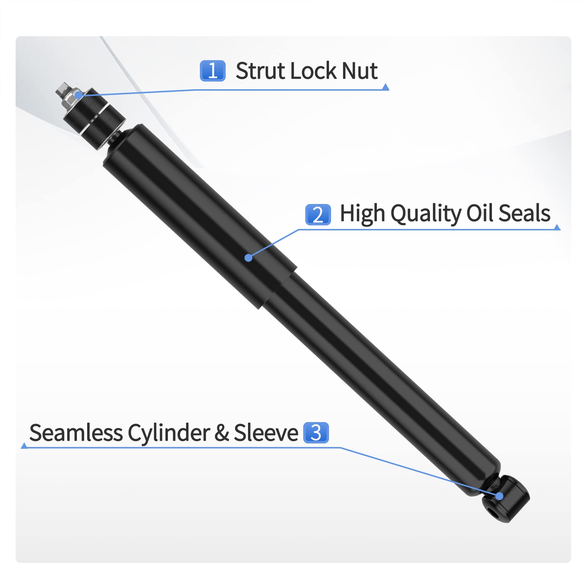 Yitamotor Front Struts Assembly Rear Shocks Suspension Compatible With 1994-2004 Ford Mustang