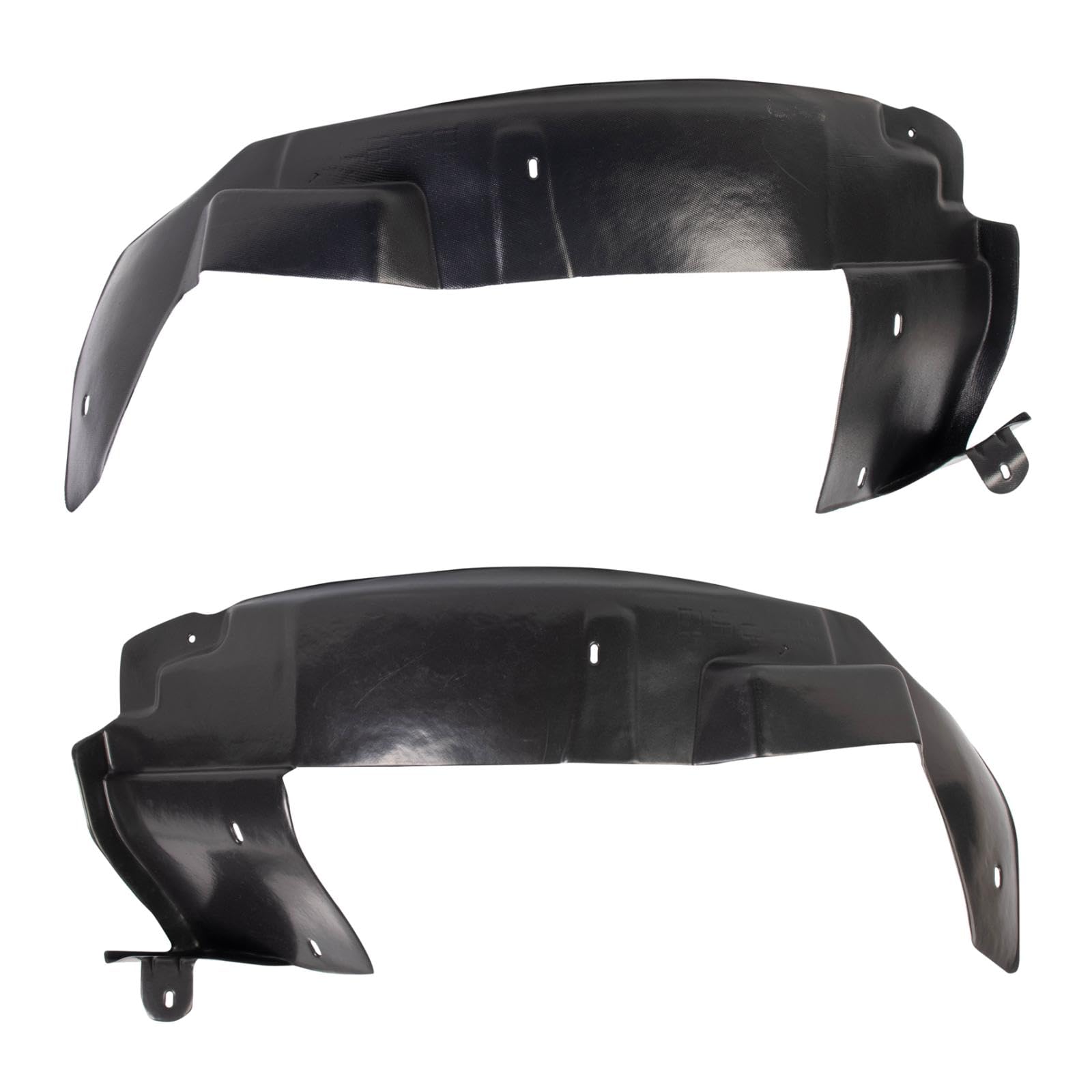 Trq Front Inner Fender Liner Set Compatible With 2003-2007 Cadillac Cts