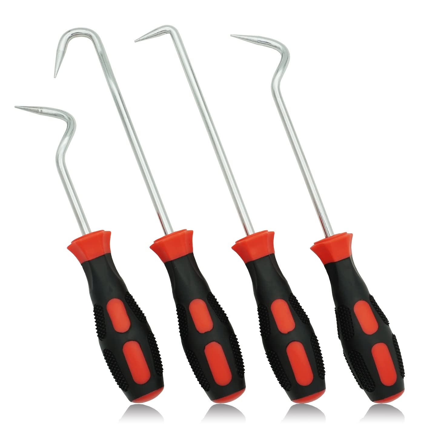 Vastools Hose Removal Hook Pick Set - 10'' Hook, 8'' Remover, Radiator Hose Puller Pack Of 4