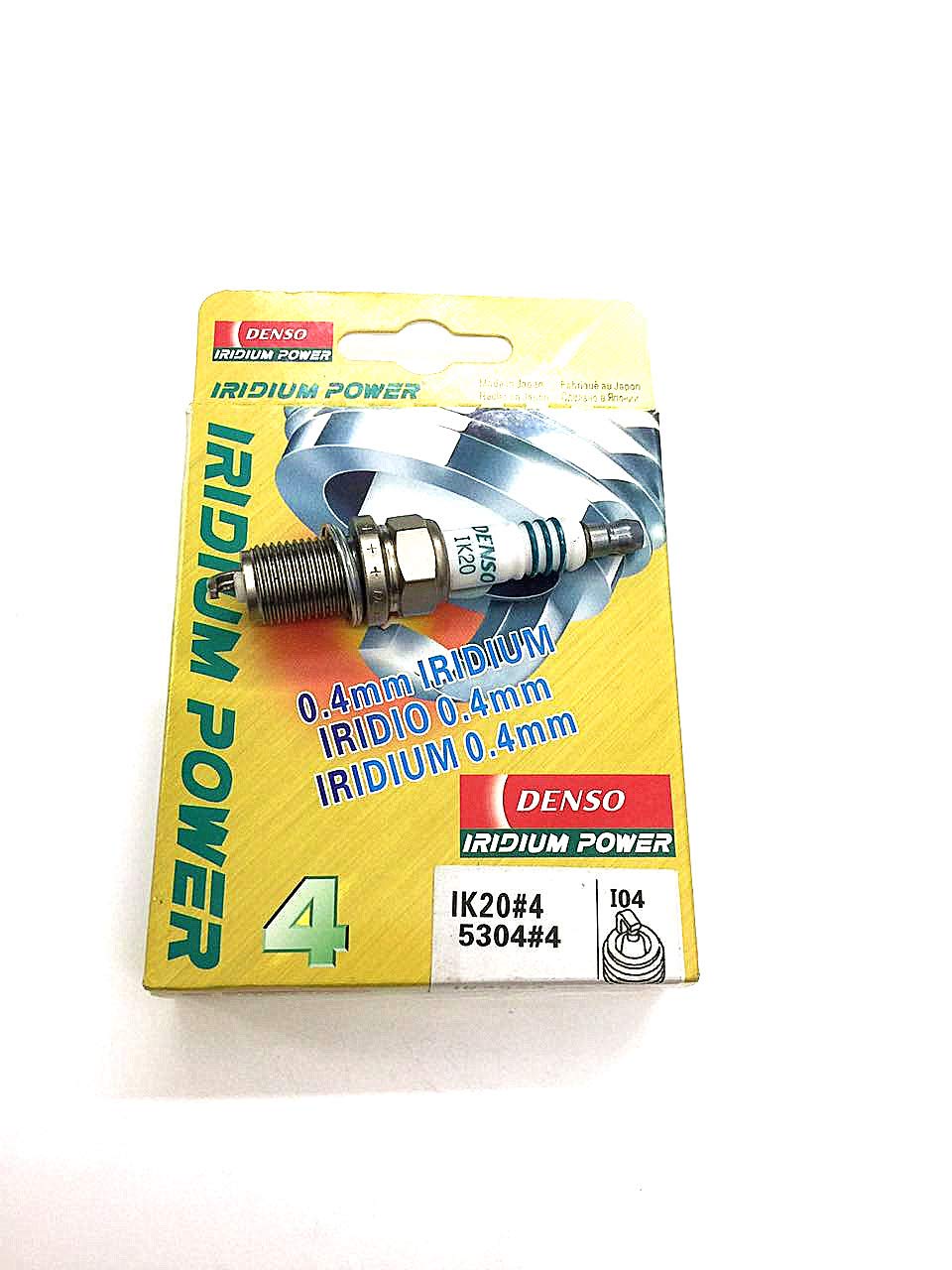 Denso Ik20 Iridium Power Spark Plugs 5304 - 4 Pk (Ik20 (4Pk))