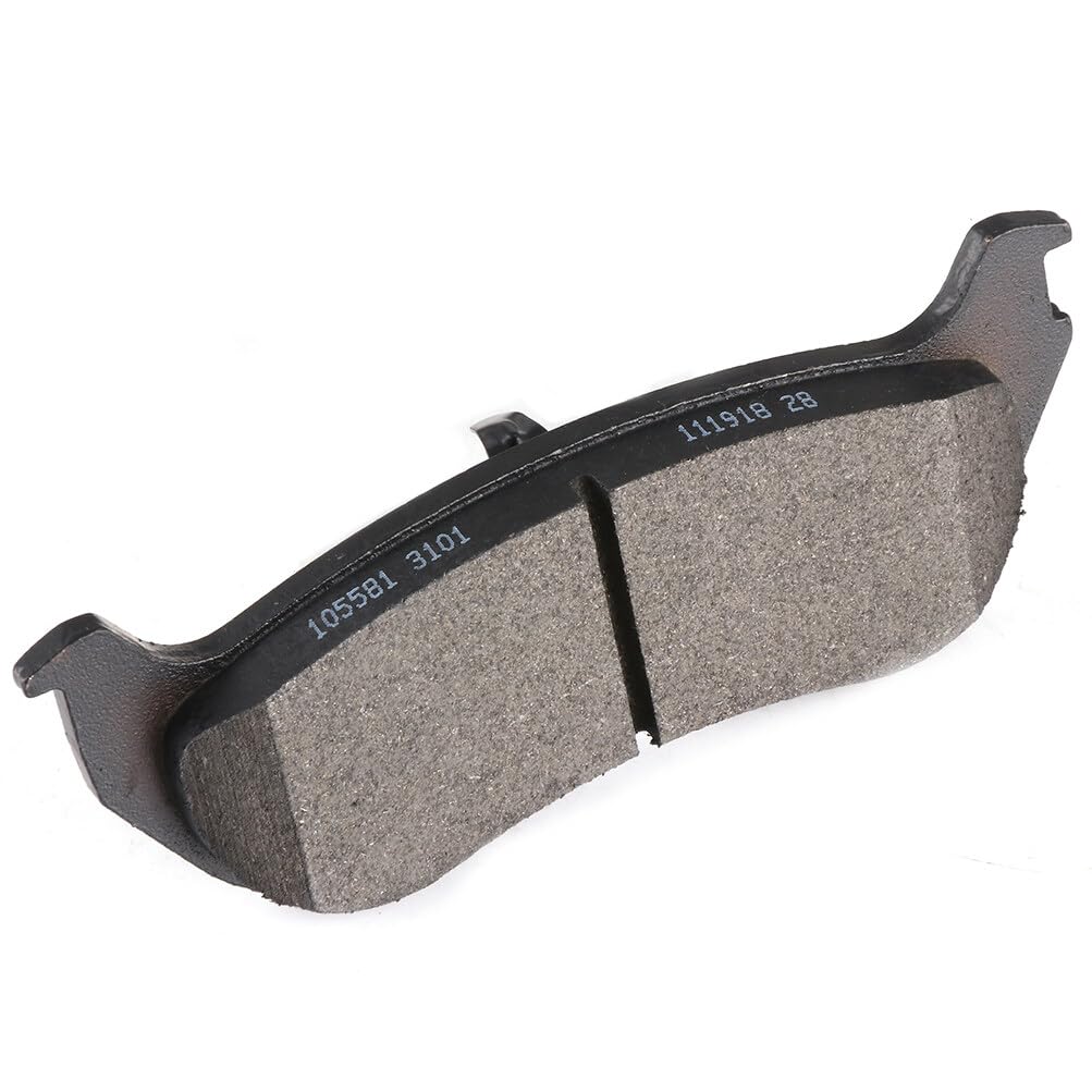 Eccpp D881-7907 4Pcs Rear Semi Metallic Disc Brake Pad Set Fit For Ford For Explorer 2002-2005,For Mercury Mountaineer 2002-2005