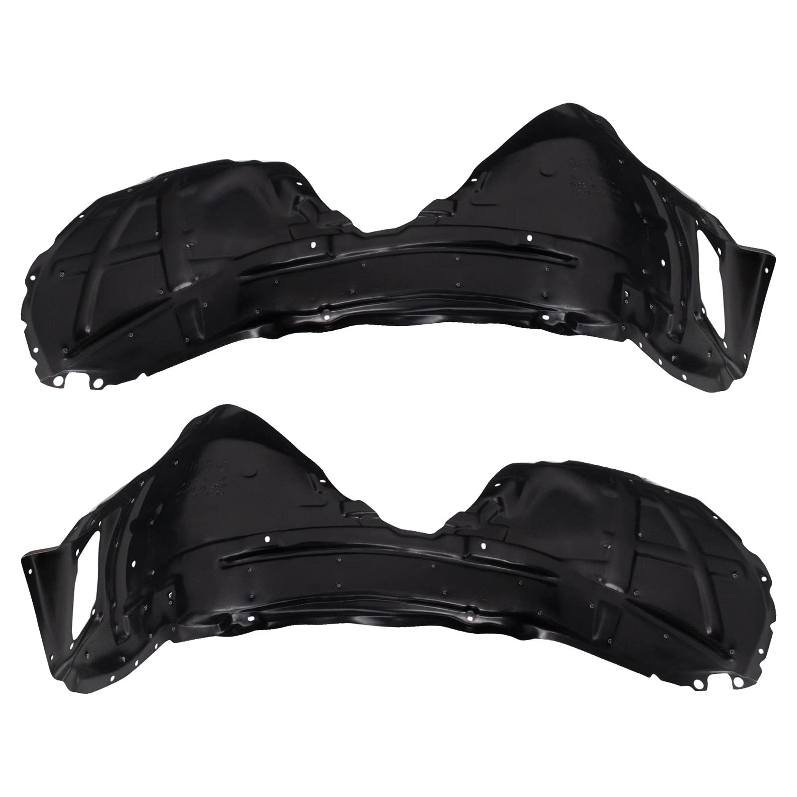 Trq Inner Fender Liner Set Compatible With 2018-2022 Dodge Challenger Ch1248215 Ch1249215