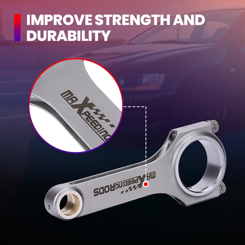 Maxpeedingrods Connecting Rods 133Mm For Mazda Mx5 1.6 16V Miata 1.8L With 5/16' Arp 2000 Bolts