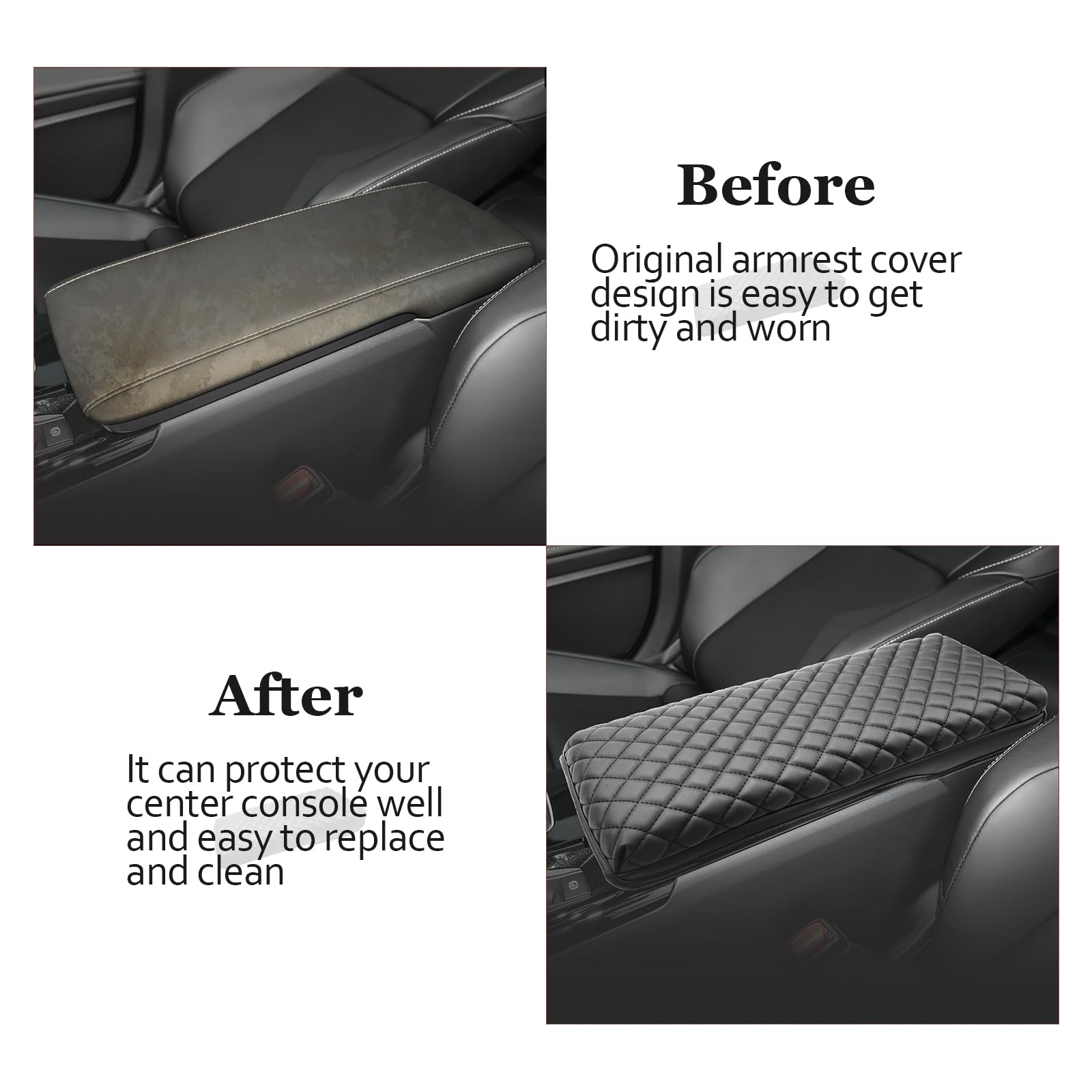 Sktu 2025 Camry Center Console Cover For 2025 Toyota Camry Armrest Cover 2025+ Camry (Le/Se/Xle/Xse) Seat Box Cover Toyota Camry