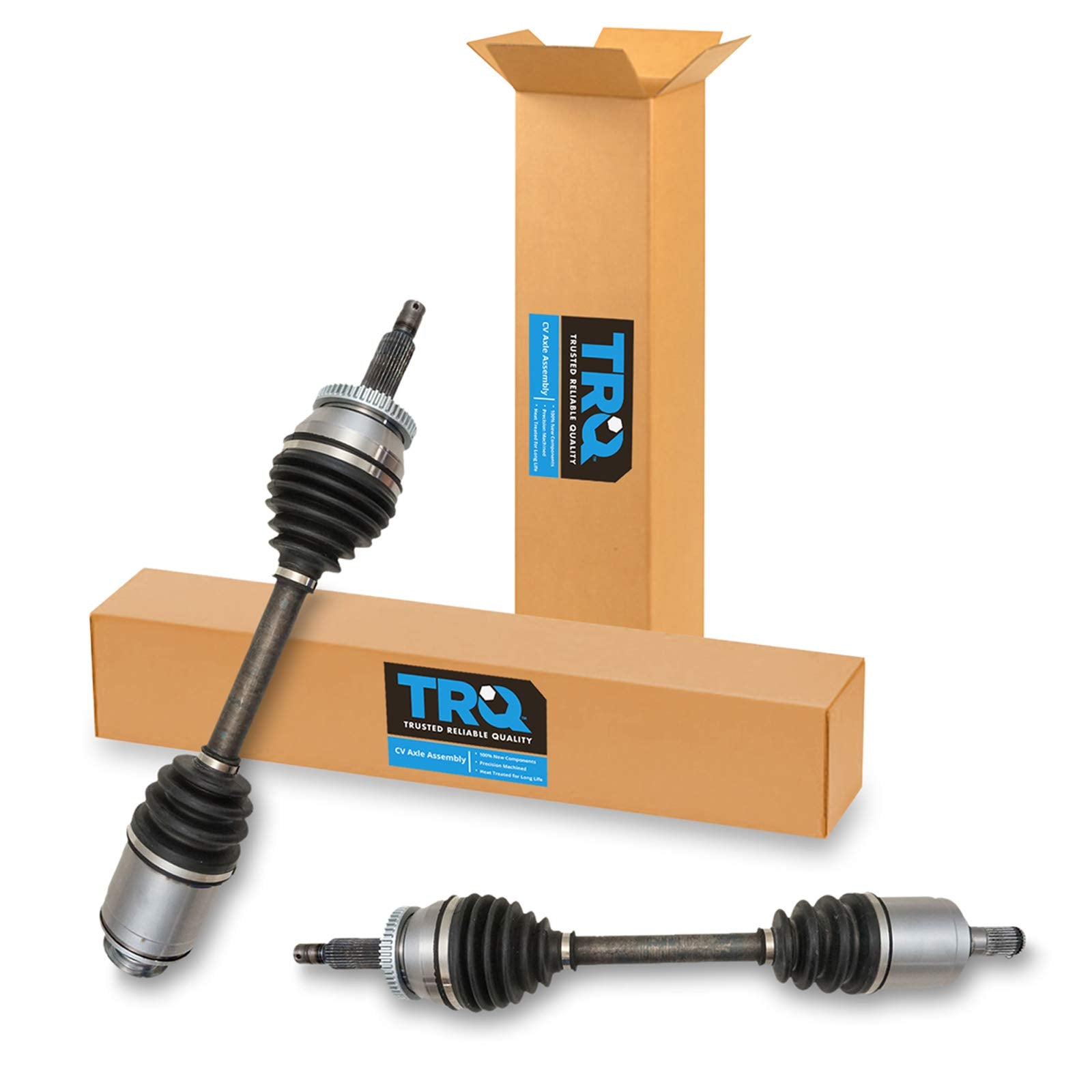 Trq Front Cv Axle Shaft Assembly Set Compatible With 2010-2012 Hyundai Santa Fe 2011-2013 Kia Sorento