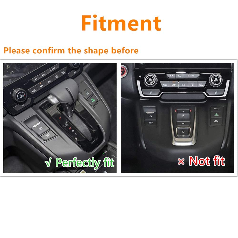 Antbooboo For Honda Crv Gear Shift Box Panel Peach Wood Grain Interior Trim Cover Moulding For Cr- V 2022 2021 2020 2019 2018 20