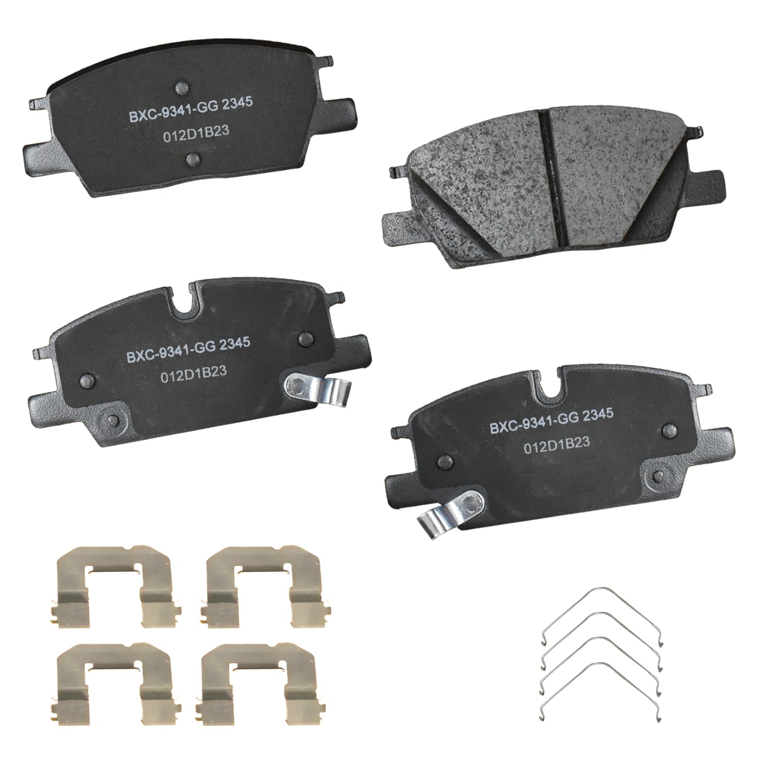 Bendix Premium Sbc2345 Ceramic Front Brake Pads For Cadillac Ct4 2021-2020, Chevrolet Equinox 2023-2021, Malibu 2023-2021, Gmc T