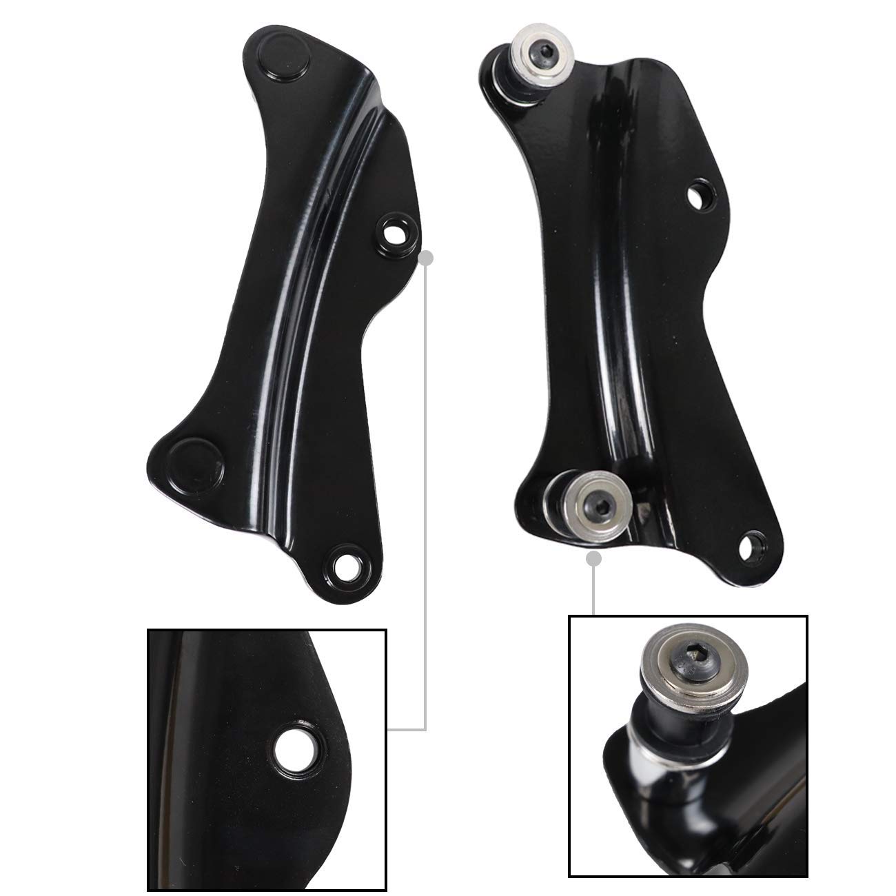 Kolemo 4 Point Docking Hardware Kit Compatible With For Harley Touring Street Glide,Electra Glide, Road Glide, Road King 2014-20