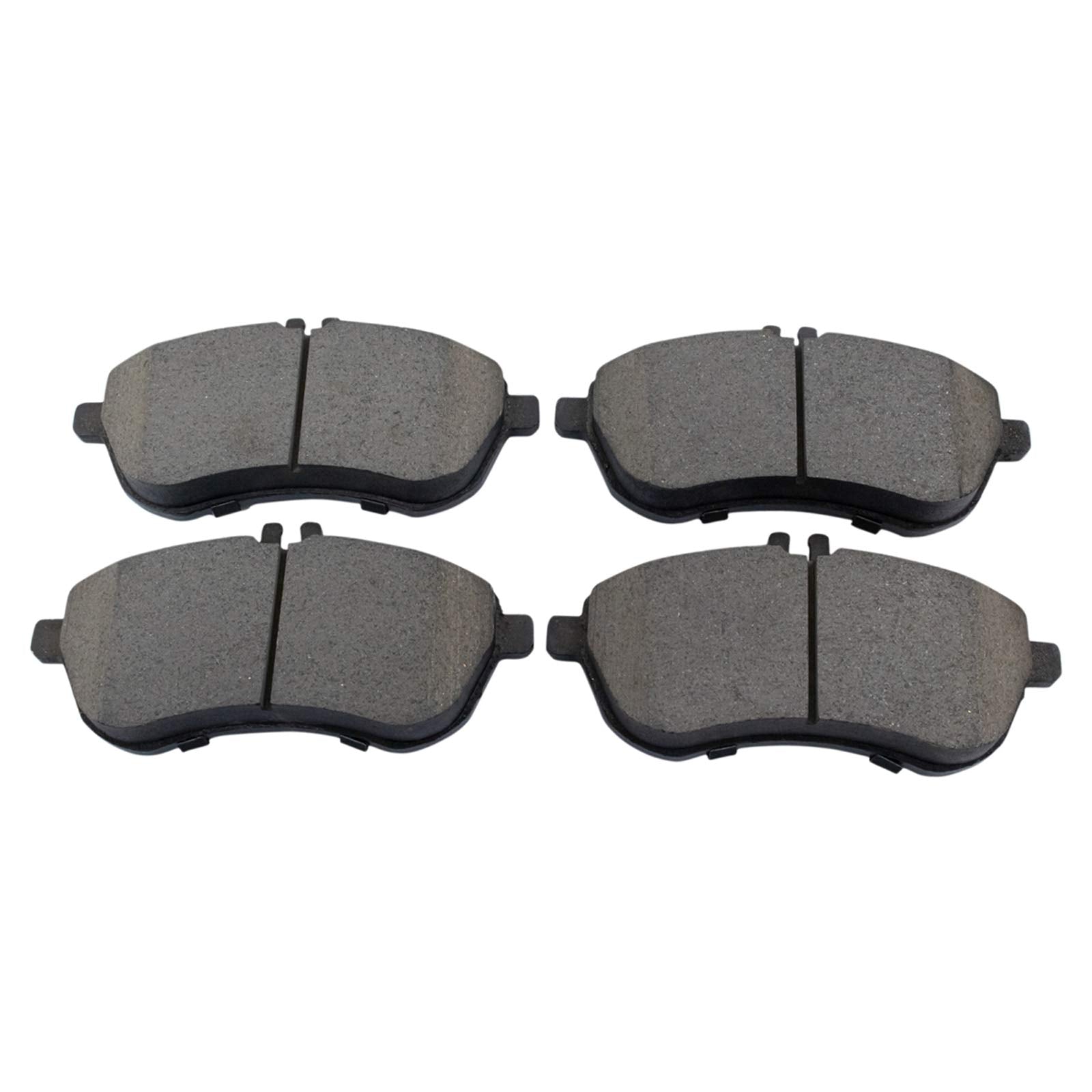 Trq Front Brake Pads Ceramic Compatible With 2012-2015 Mercedes-Benz C250 2008-2012 C300 Slk250