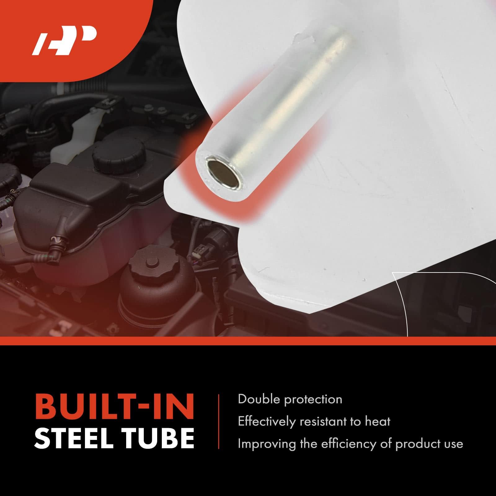 A-Premium Engine Coolant Overflow Recovery Reservoir Tank [With Cap] Compatible With Chevy Aveo Aveo5 2007-2011 & Pontiac G3 200