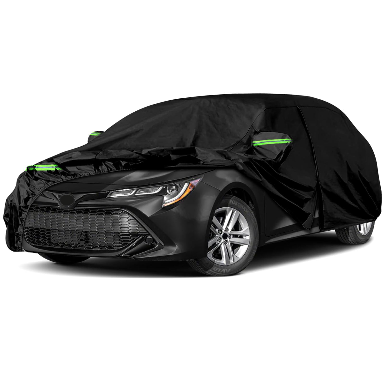 Waterproof Car Covers Replace For 2019-2025 Toyota Corolla Hatchback, 6 Layers All Weather Custom-Fit Outdoor Full Car Covers Wi