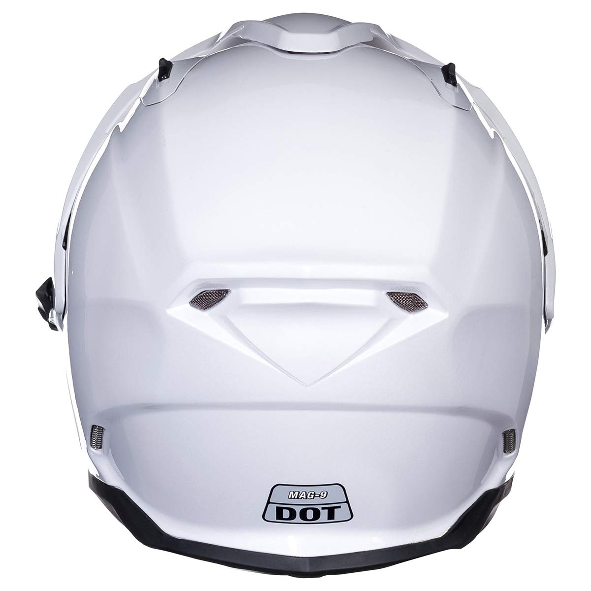 Bell Mag-9 Open Face Motorcycle Helmet (Solid Gloss Pearl White, XX-Large)