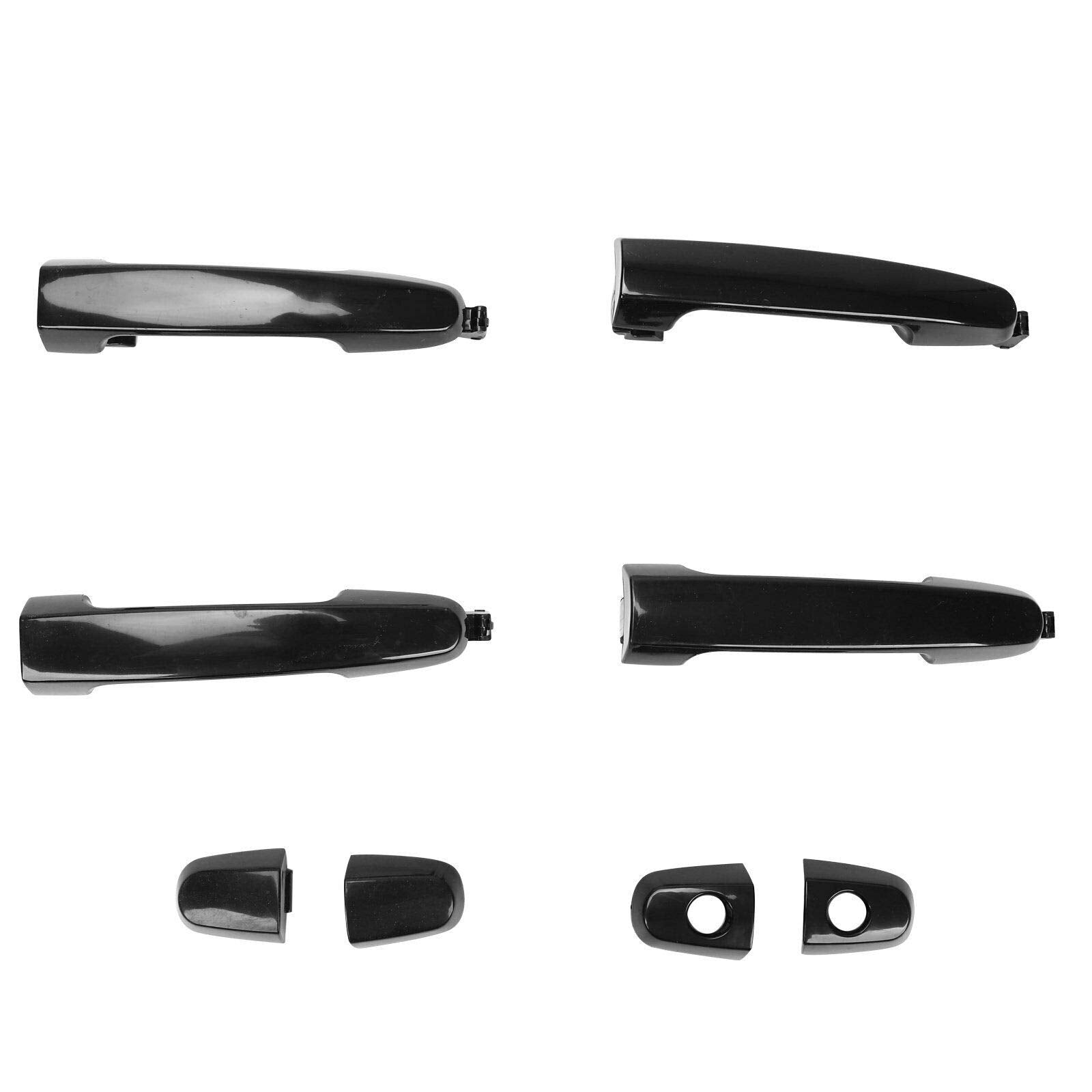 Baclaugh Front Rear Left Right Door Handle Set Of 4 Replacement For Toyota Corolla Matrix 03-08