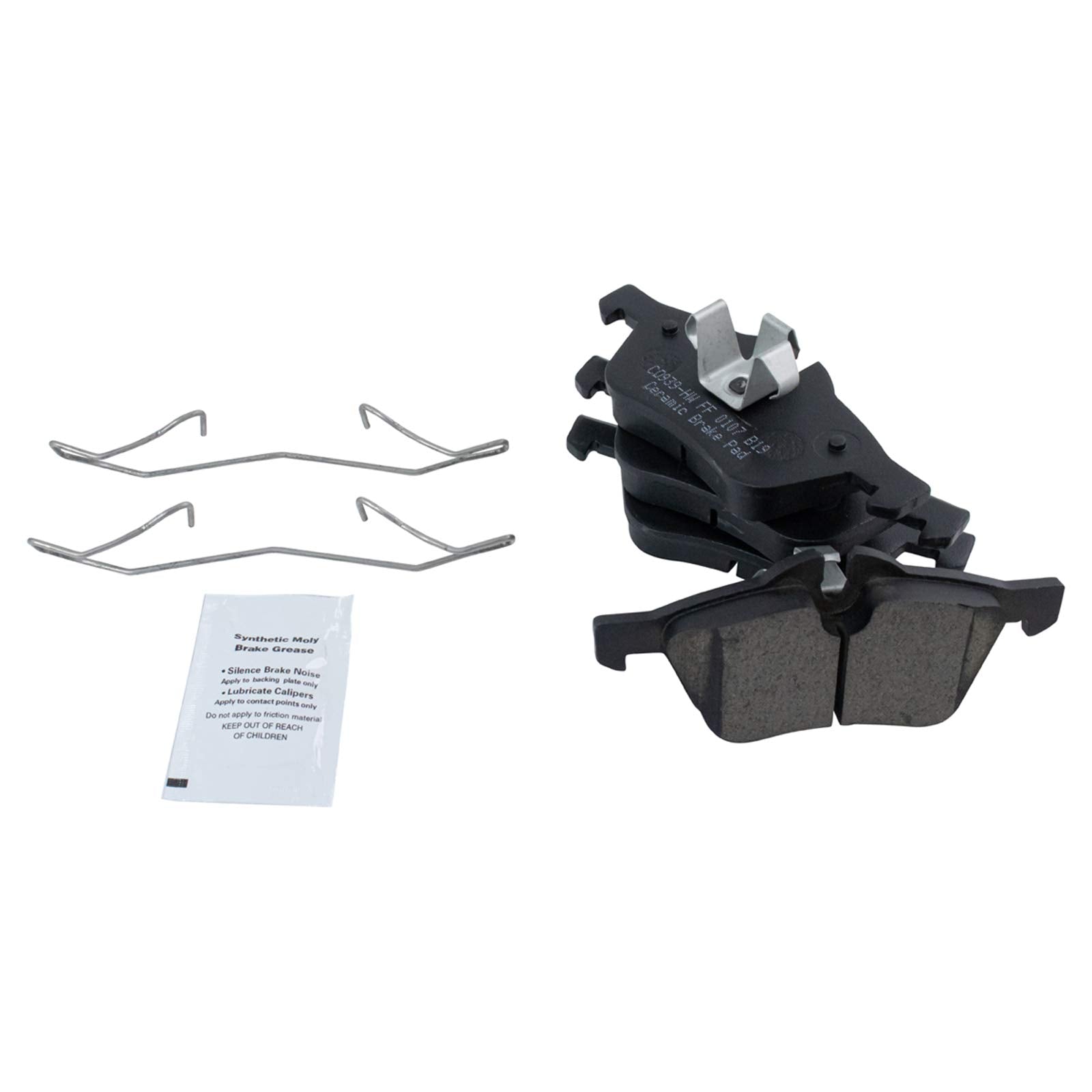 Trq Front Brake Pad & Rotor Kit Brake Pads Brake Rotor Ceramic Compatible With 2007-2008 Mini Cooper