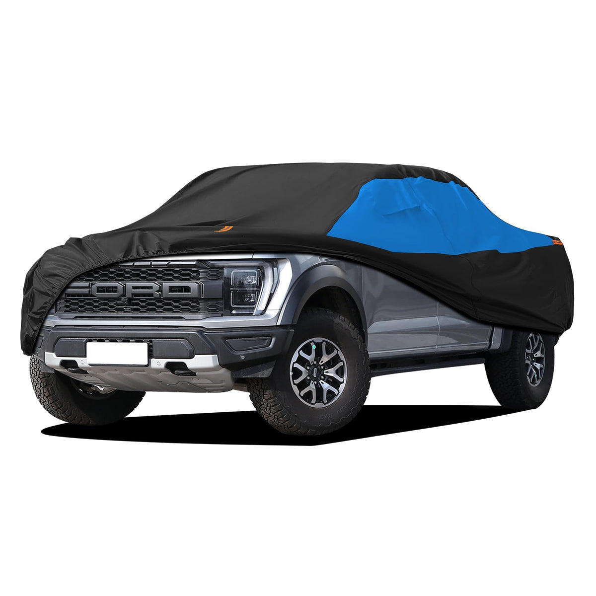 MORNYRAY 10 Layers Truck Car Cover Waterproof All Weather for Automobiles, 100% Waterproof Heavy Duty Outdoor Truck Car Covers R