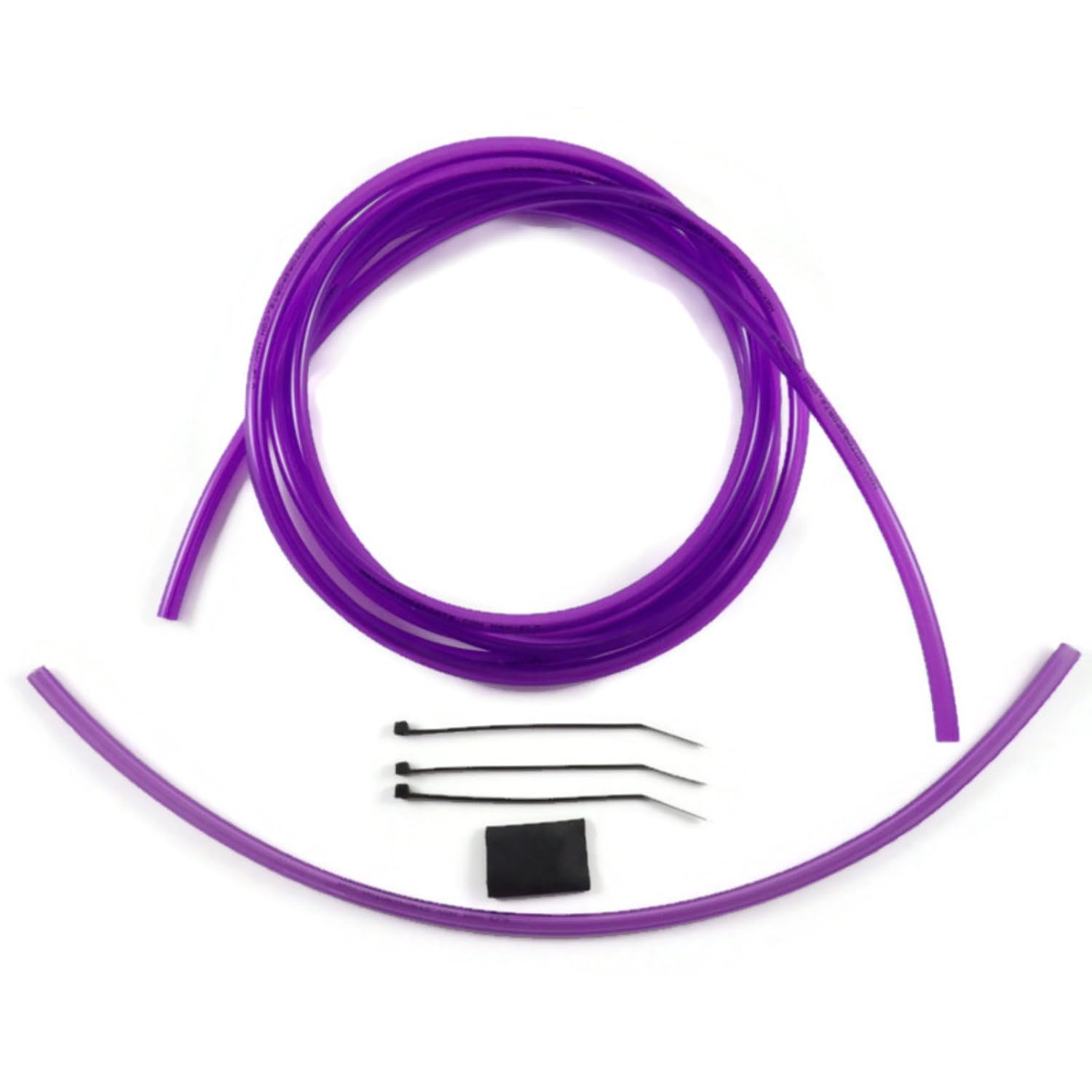 MAX-MOTORSPORTS Universal 4mm ID Carburetor Vent Hose Lines Overflow 10'ft Kit fits Keihin Mikuni Carb Mx ATV (Clear Purple) (UN