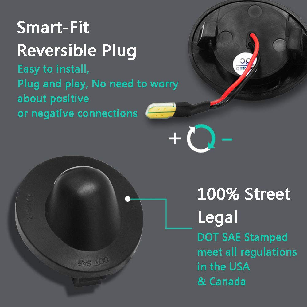 F150 License Plate Light Led Lamp Assembly Suitable For Ford F150 F250 F350 Super Duty Ranger Expedition Explorer Bronco Excursi