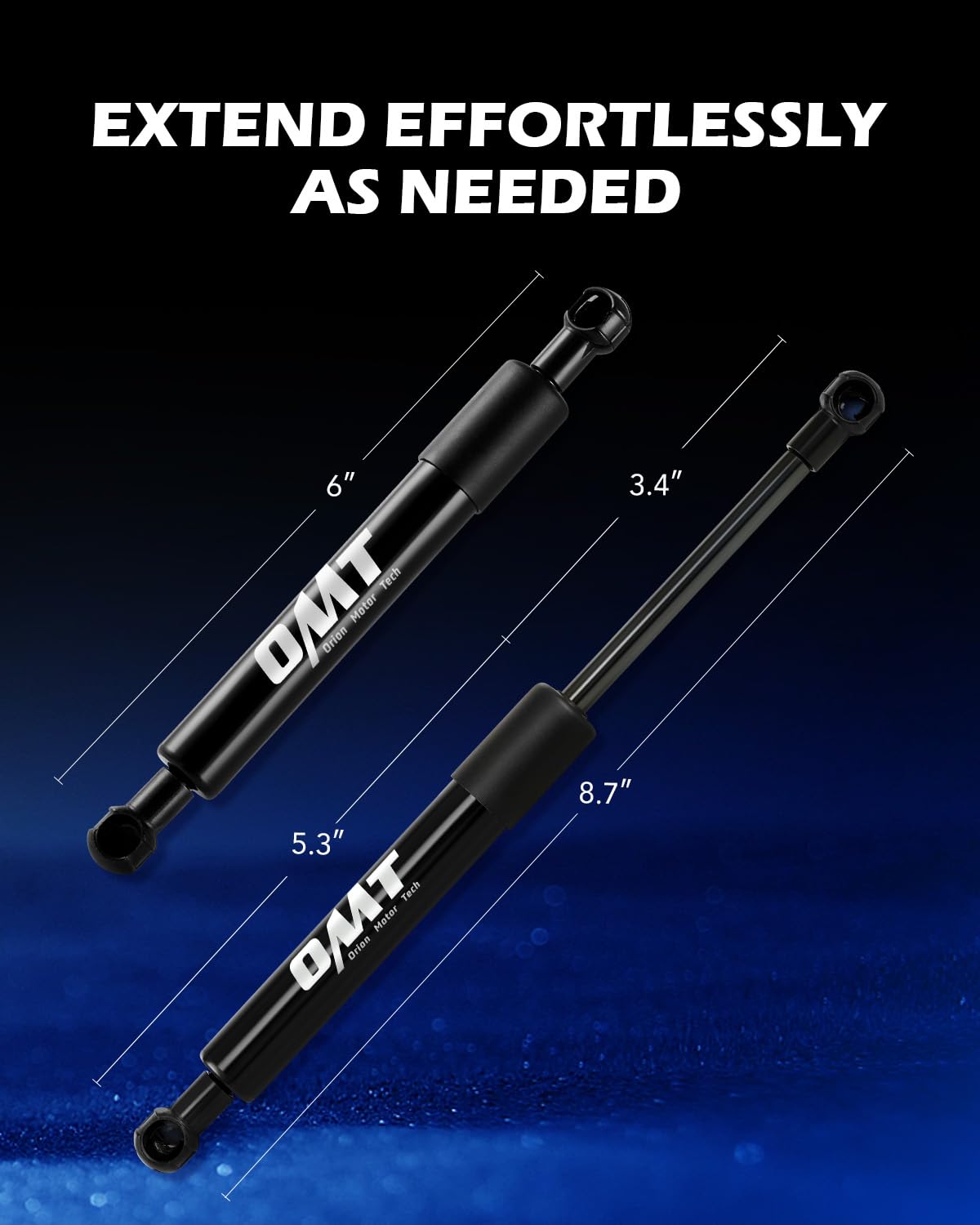 Orion Motor Tech Heavy Duty Pickup Tailgate Assist, Truck Tailgate Lift Assist Kit Compatible with 07-18 Chevy Silverado GMC Sierra 1500 & 07-19 HD 2500 3500, Truck Tailgate Shock Absorber, Black