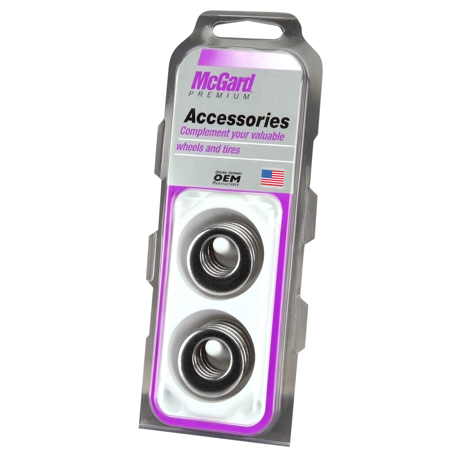 Mcgard 78714 Stainless Steel Cragar Offset Hole Mag Washer - Pack Of 10,Silver