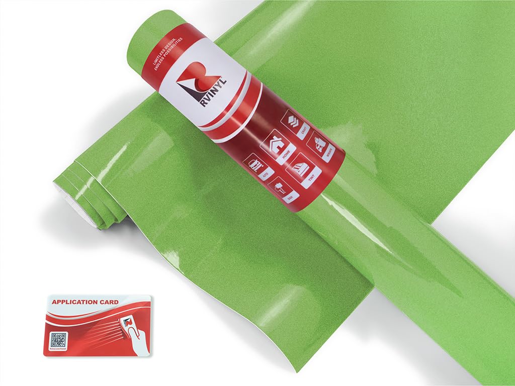 Avery Dennison Sw900 777-S Gloss Light Green Pearl Supreme Wrapping Film Vinyl Vehicle Car Wrap Sheet Roll - (36'' X 60'')