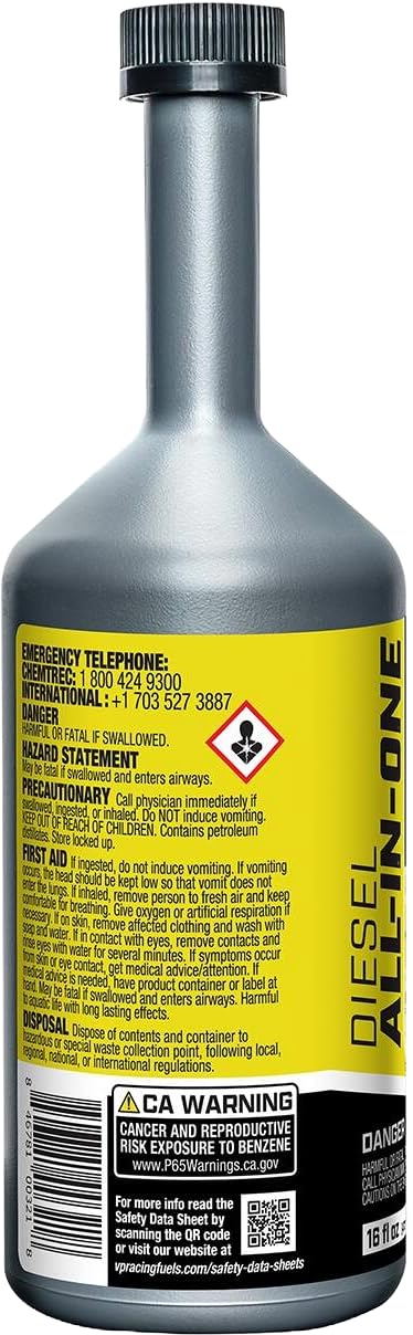 Vp Racing Fuels 2838, Madditive Diesel All-In-One Fuel Conditioner - 16 Ounce