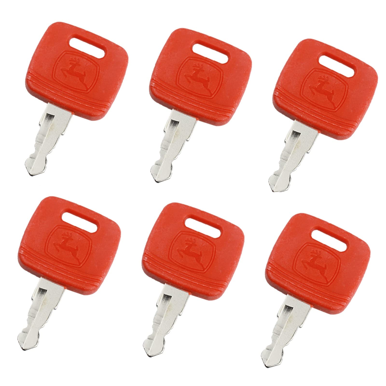 Ignition Key Re183935 Re71557 Key Replacement For J-Ohn Deere Tractor 2038R 5320 3120 3320 3720 4210 4320 4510 4710 5045E 5103 5