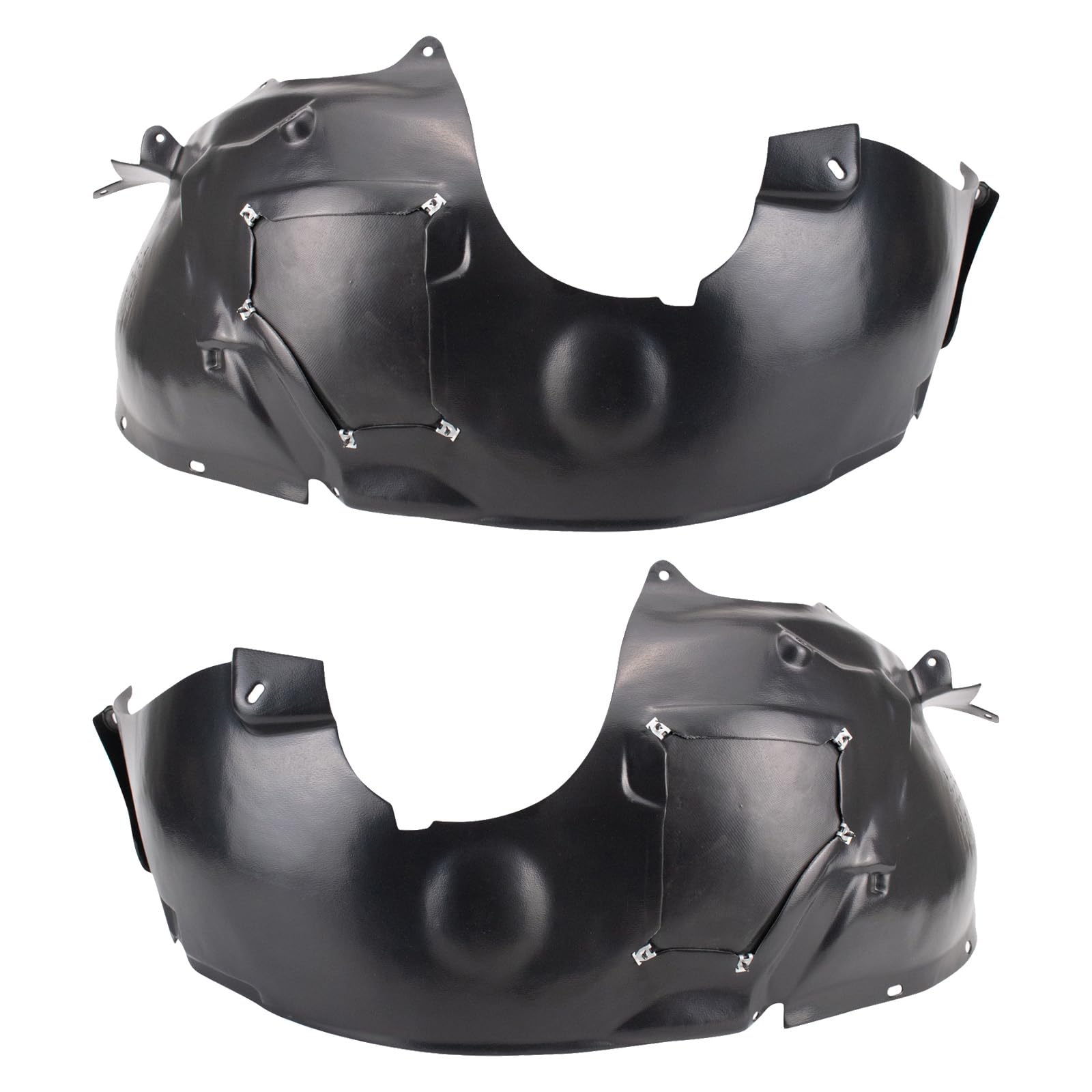 Trq Inner Fender Liner Set Compatible With 2006-2010 Chrysler Pt Cruiser Ch1248143 Ch1249143
