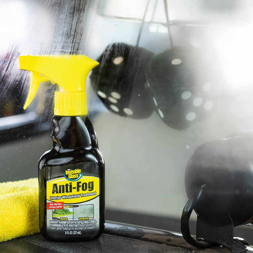 Invisible Glass 99016 5-Piece Windshield Glass Treatment Kit Includes Anti-Fog For Interior, Rain Repellent For Exterior, Premiu