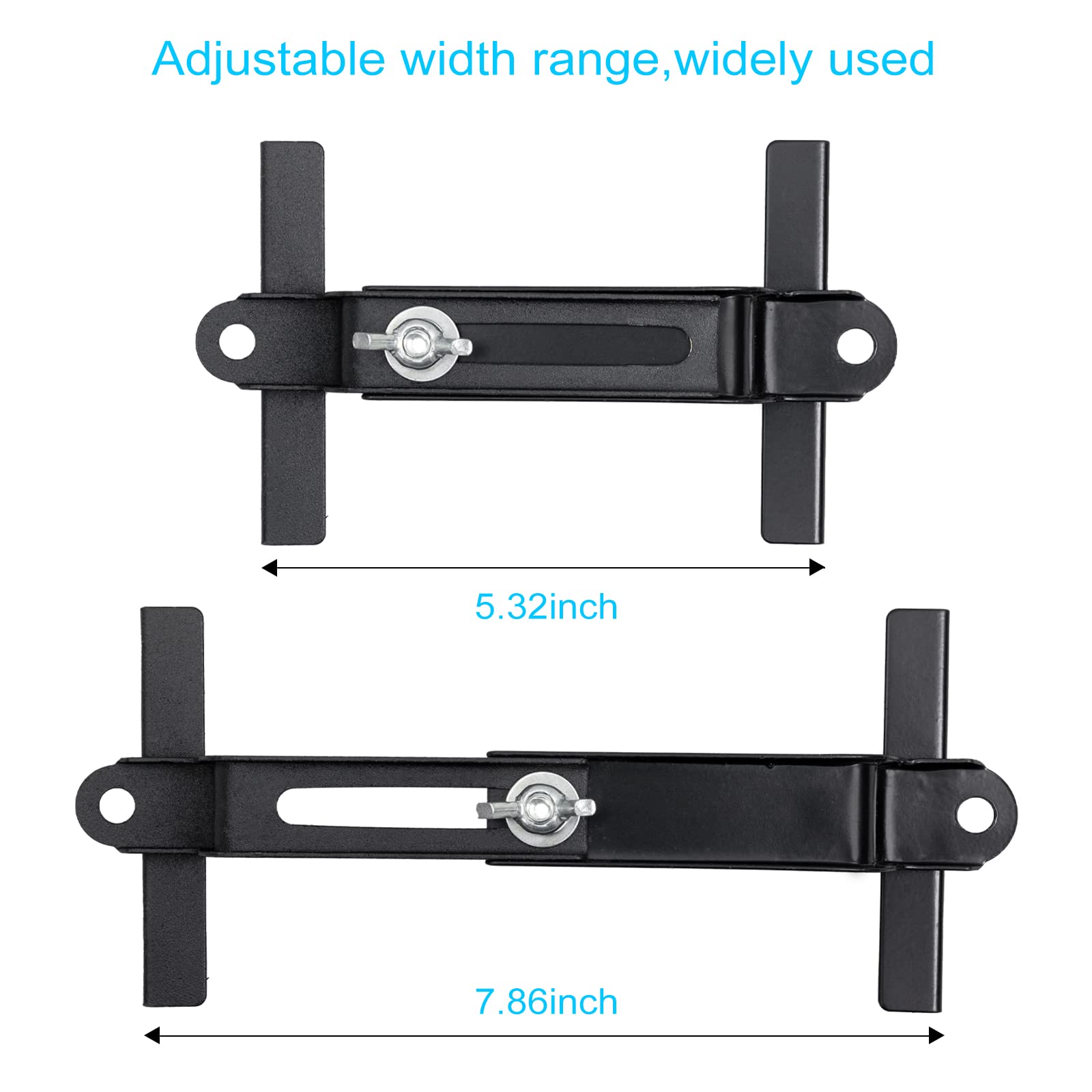 Aoerzn Premium Adjustable Battery Hold Down Tray, Universal Crossbar with J Bolt, 11in / 27cm, Corrosion Resistant for SUV Car