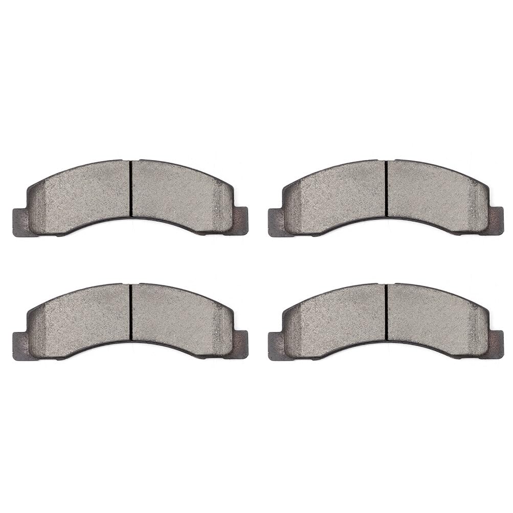 Eccpp D824-7625 Front Ceramic Disc Brake Pad Set Fit For Ford For Excursion 2000-2005,For Ford For F-250 Super Duty 1999-2004,Fo