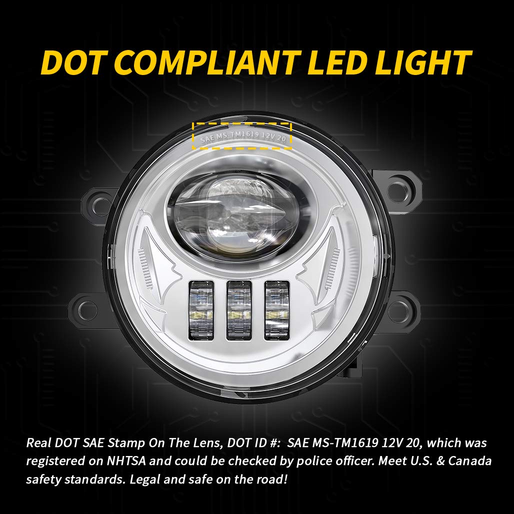 Z-Offroad New Led Fog Lights For 2016-2022 Tacoma 2009-2013 Camry Corolla 2014-2022 4Runner 2014-2019 Tundra Truck Driving Lamps