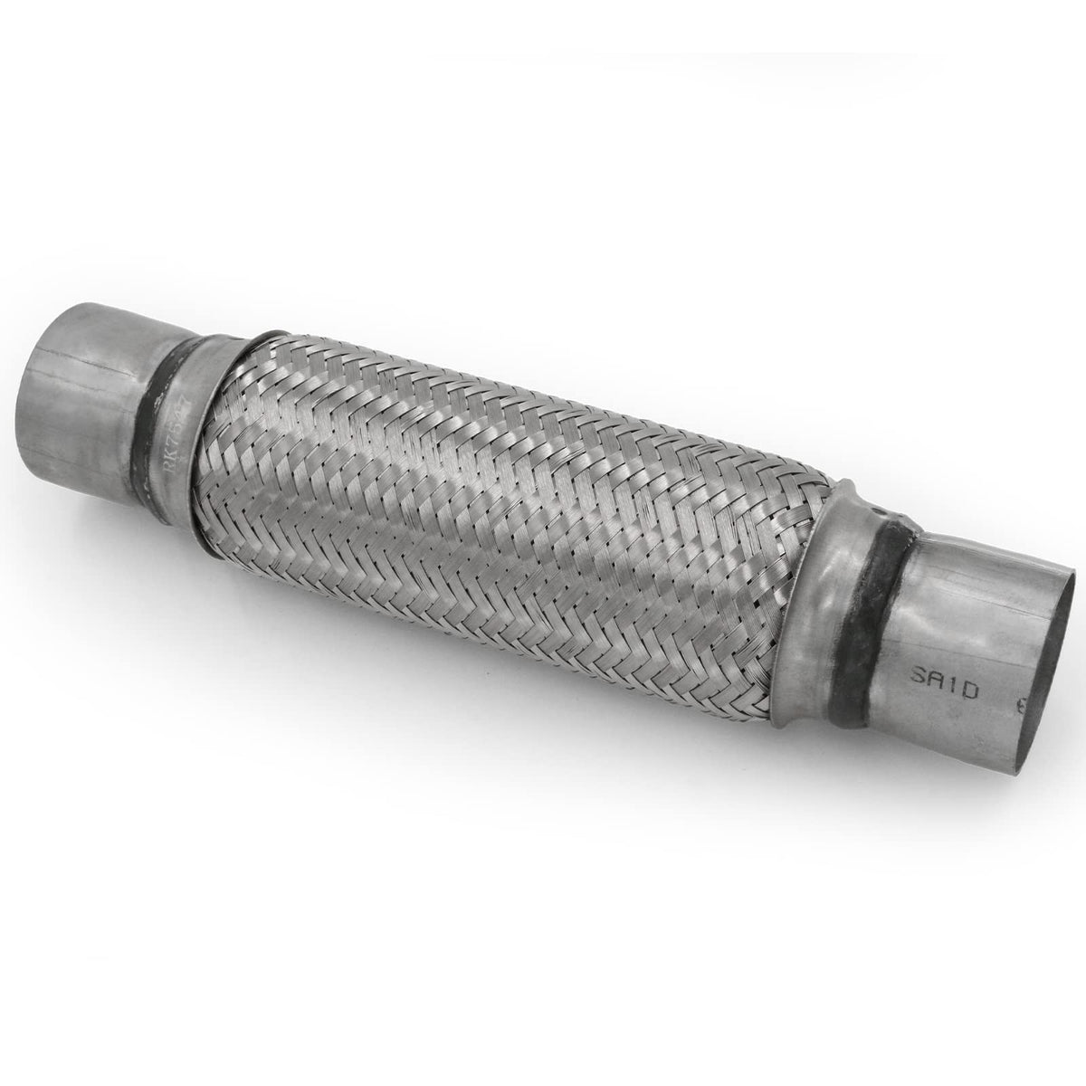 Rp Remarkable Power, Rk7547 Exhaust Flex Pipe 2.5'' X 10'' Heavy Duty Stainless Steel 14''Ol