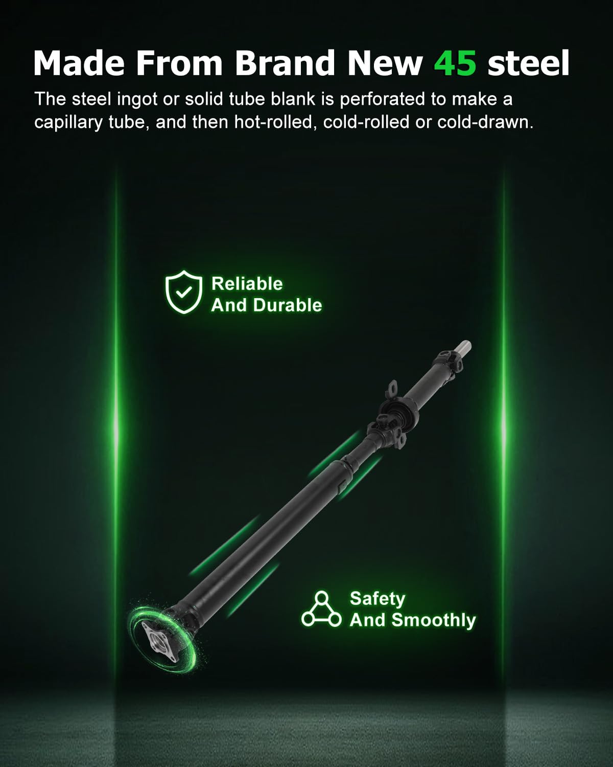 Scitoo?60''?Steel Rear Driveshaft Assembly Drive Shaft Prop Shaft Compatible For Kia Sorento 2003-2006,Oe# 491003E400 491003E450