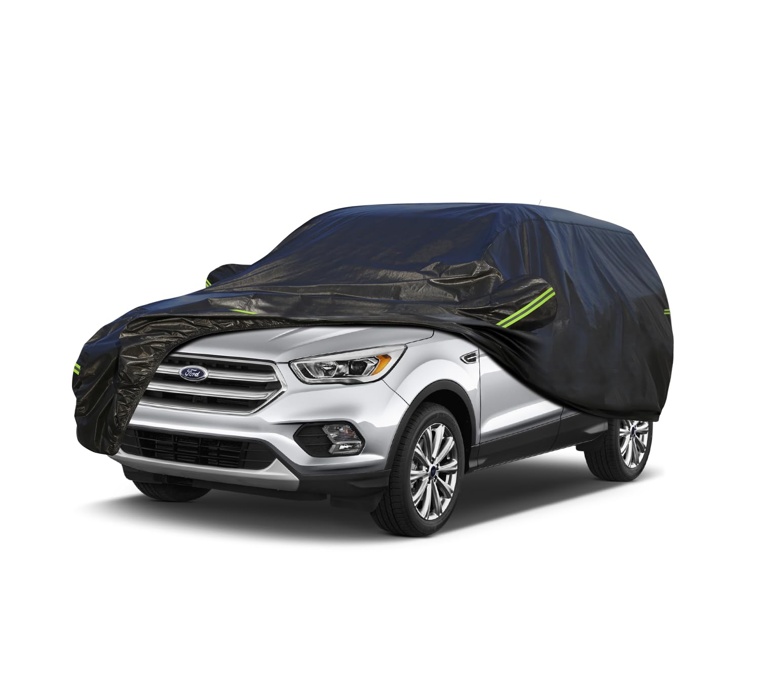 Koukou Waterproof Suv Car Cover Suitable For Ford Escape From 2000 To 2025, 7 Layers Windproof All Weather Waterproof Outdoor Co