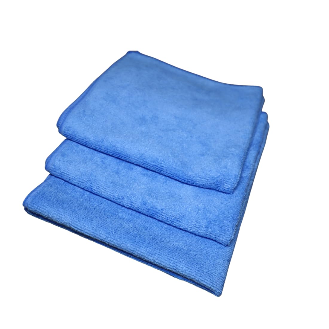 PrettyBUYERS Microfiber Basic Cleaning Cloths 40x40cms 350 GSM Highly Absorbent Lint and Streak Free Multi Purpose Wash Cloth fo