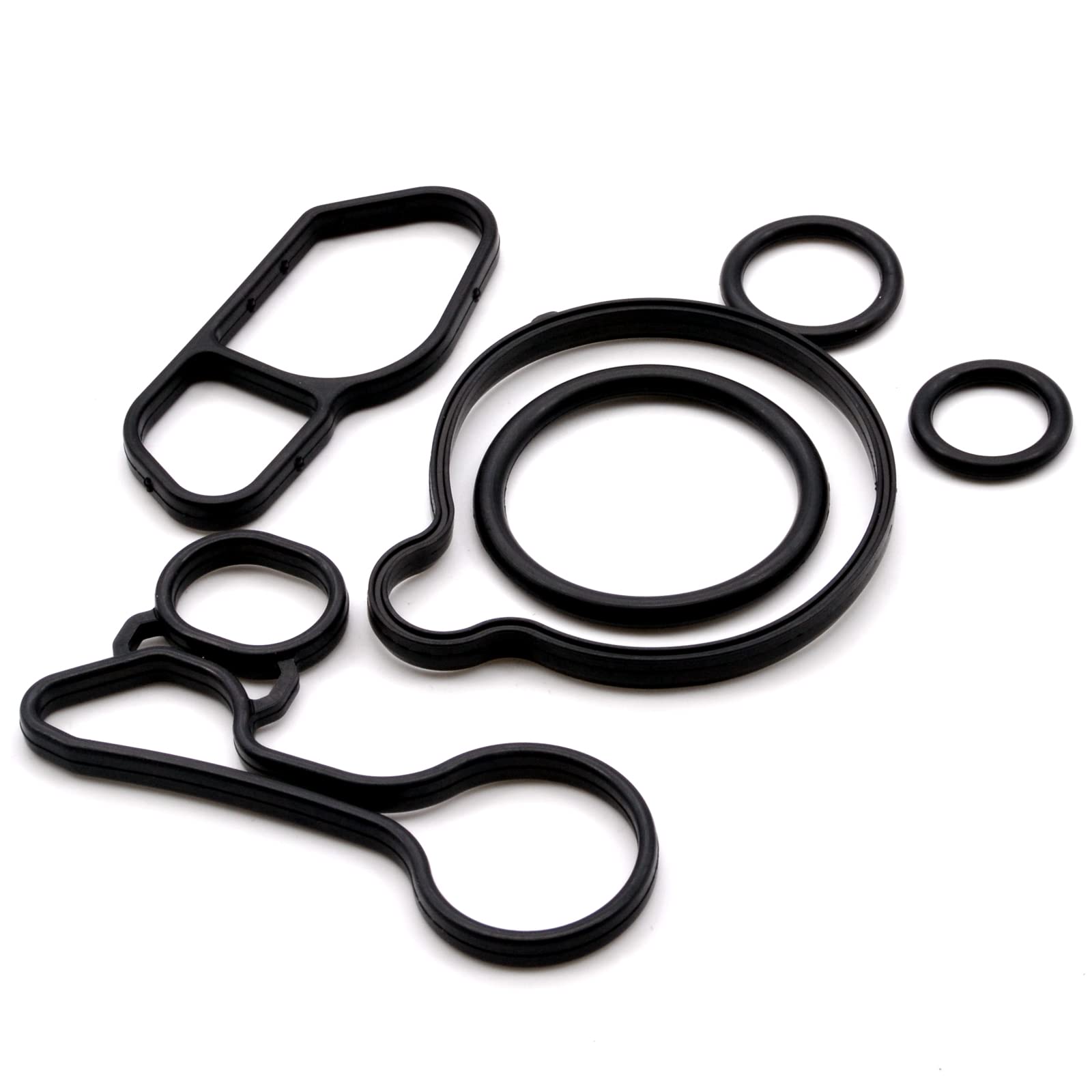 HAOTOM Engine Oil Cooler Filter Housing Gasket Set Compatible For Chevrolet Cruze Limited Sonic Trax 1.4L Turbo 2011-2018 Buick 