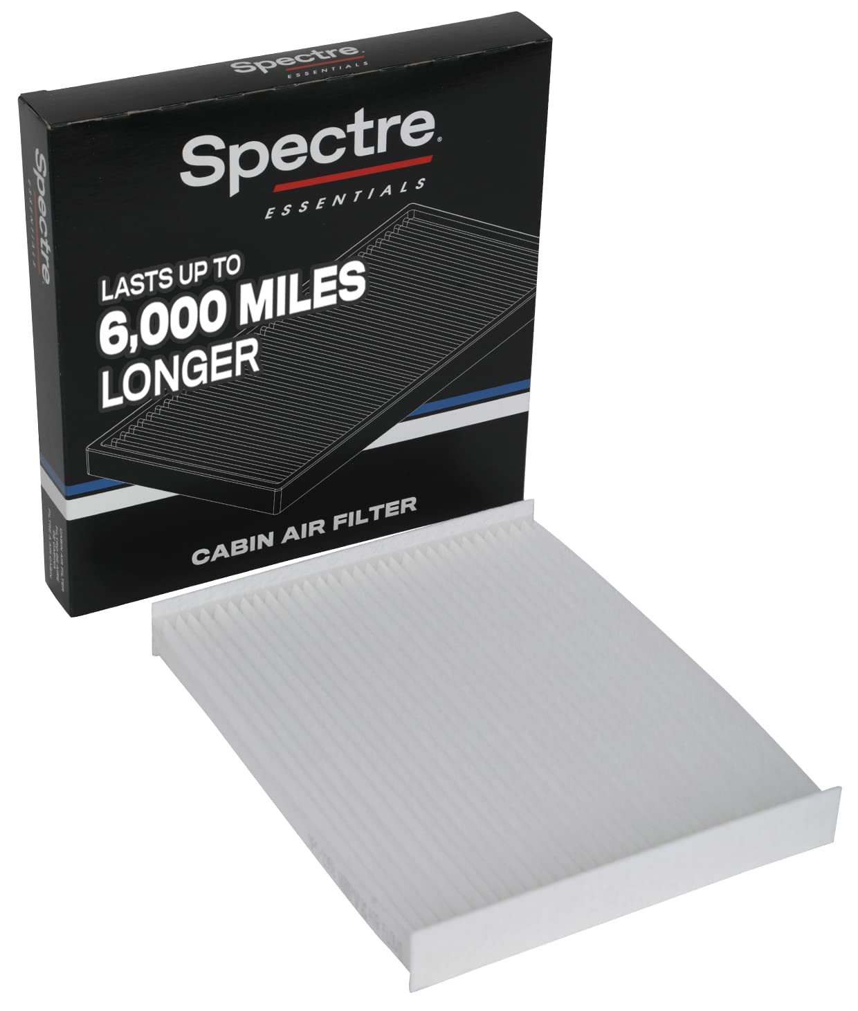 Spectre Essentials Cabin Air Filter By K&N: Premium, 50-Percent Longer Life: Fits Select 2017-2020 Hyundai/Kia (Accent, Elantra,