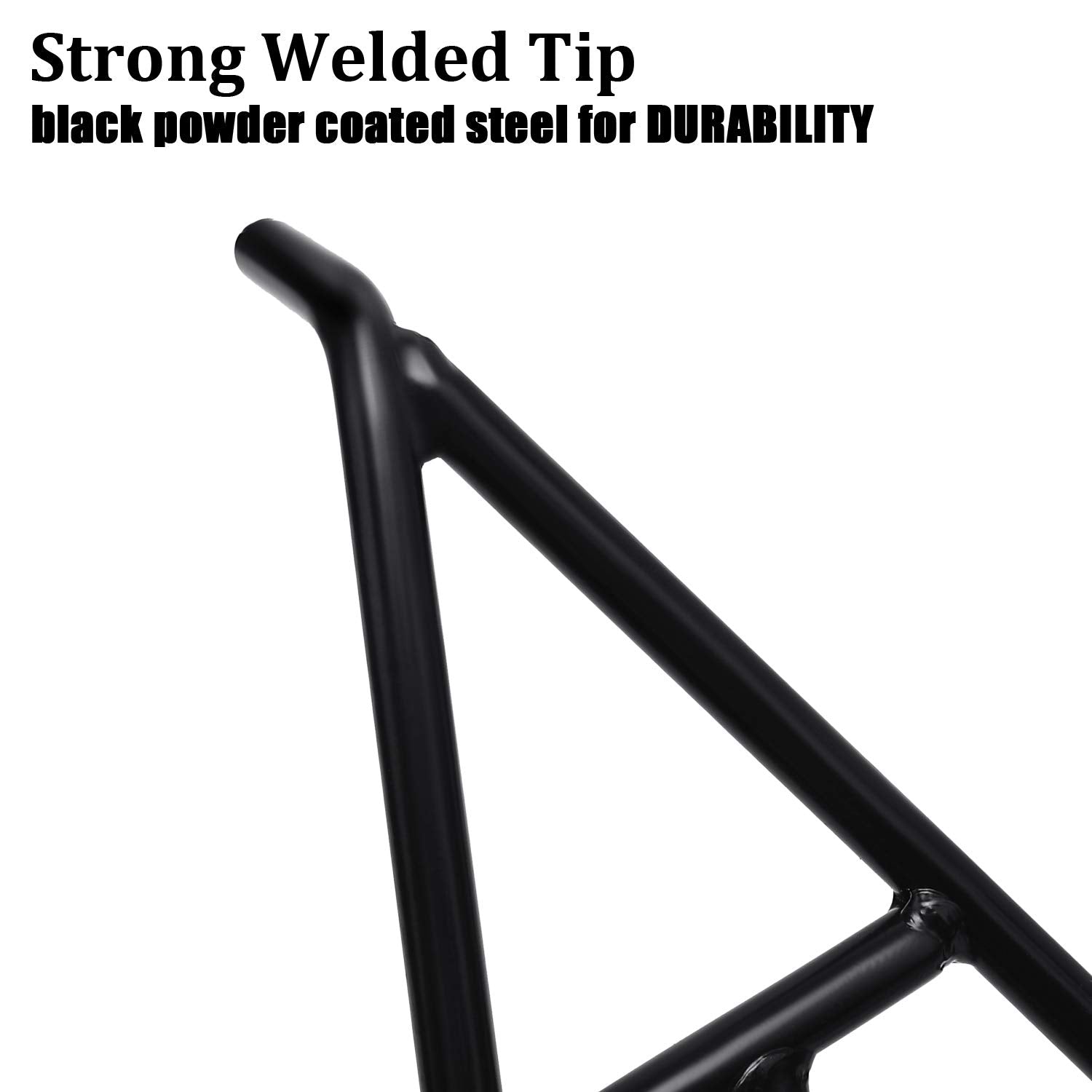 Eapele Triangle Stand for Dirt Bike, T-shaped Central Support for Greater Bearing Capacity, Solid Steel Structure with Black Pow