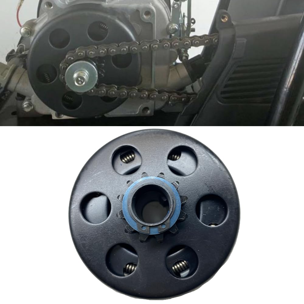 Qymoto Go Kart Mini Bike Clutch 3/4' Bore 12 Tooth 35 Chain Predator 212Cc Centrifugal Clutch Fit For 6.5 Hp Engine Gx160 Gc190 Gx200 Predator 212 Clutch With 2 Screws