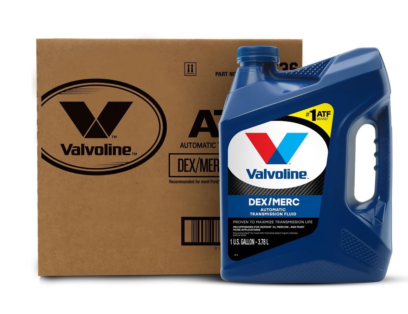 Valvoline Dex/Merc (Atf) Automatic Transmission Fluid 1 Ga, Case Of 3