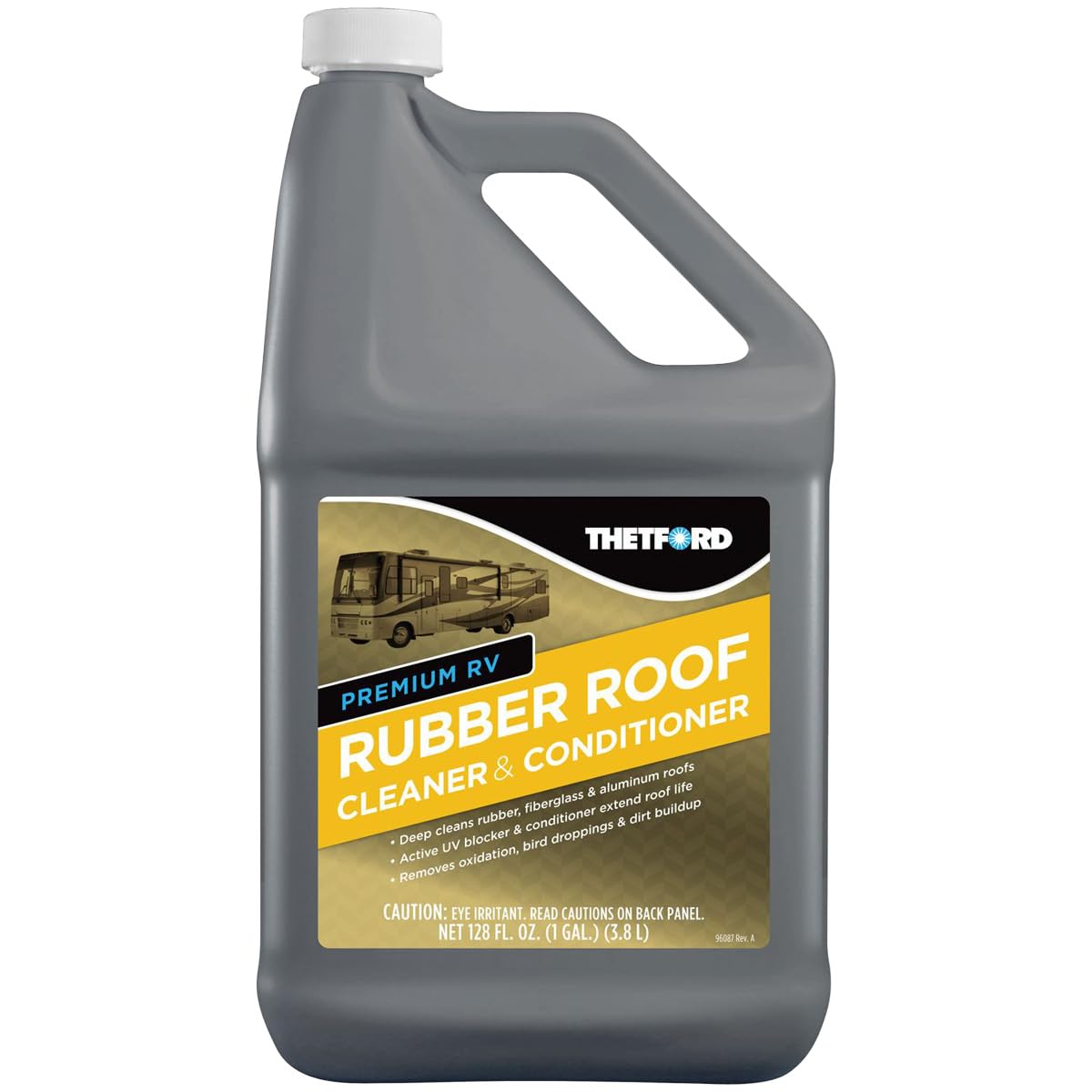 Thetford Premium Rv Rubber Roof Cleaner & Conditioner - Non-Toxic - Non-Abrasive - Biodegardable - 1 Gallon 32513
