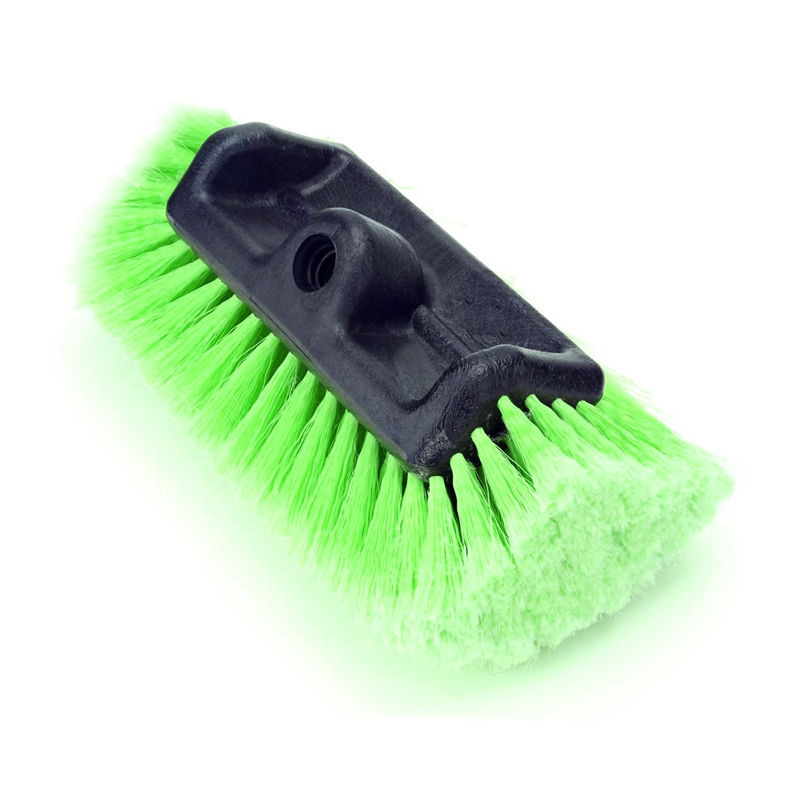 Forgrace 12 Car Wash Brush with Medium Soft Bristle for Auto RV Truck Boat Camper Exterior House Washing Cleaning, Green Plus