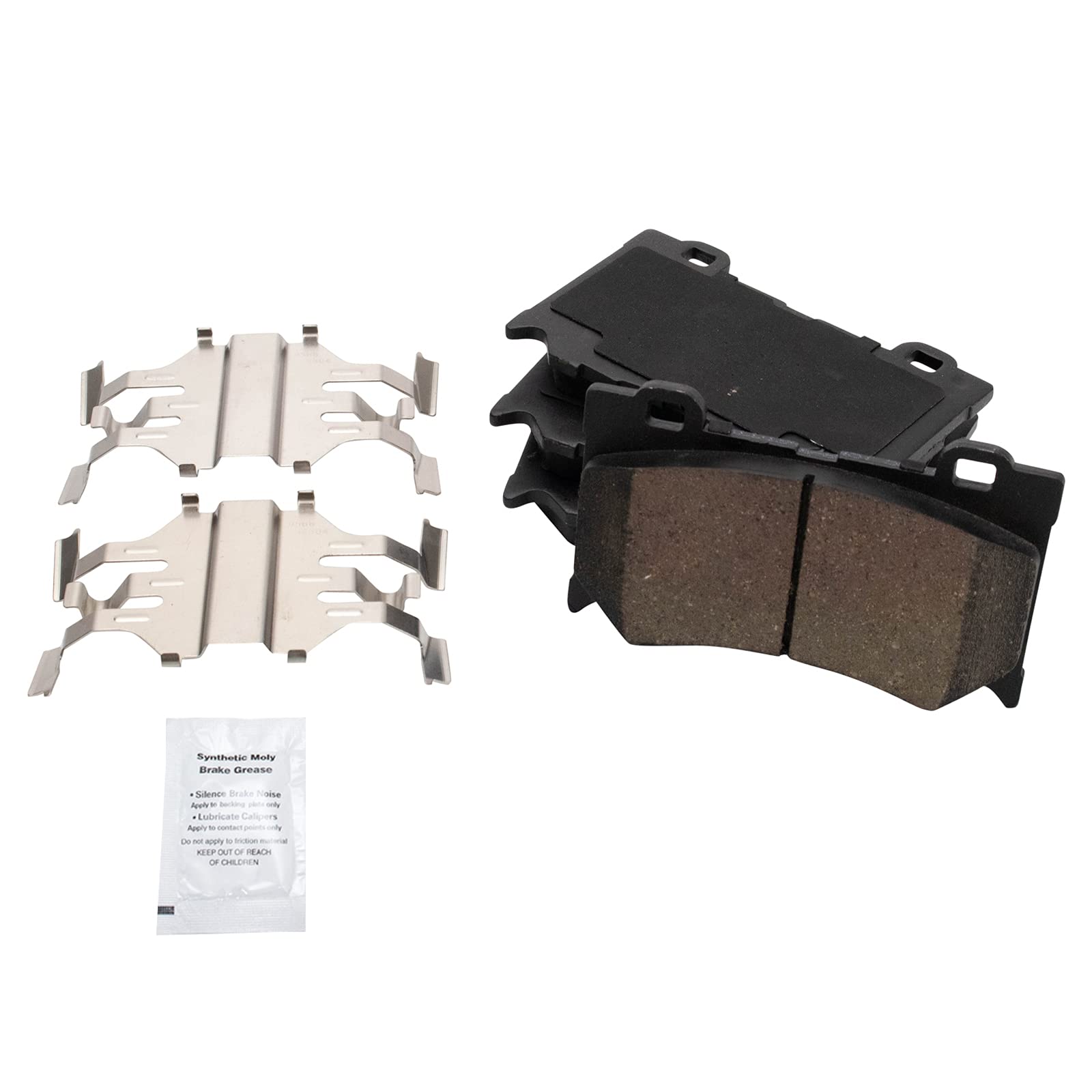 TRQ Front Brake Pads Ceramic Compatible with 2009-2013 INFINITI FX50 2008-2013 G37 2011-2013 M37 M56 2014-2020 Q50 2014-2015 Q60